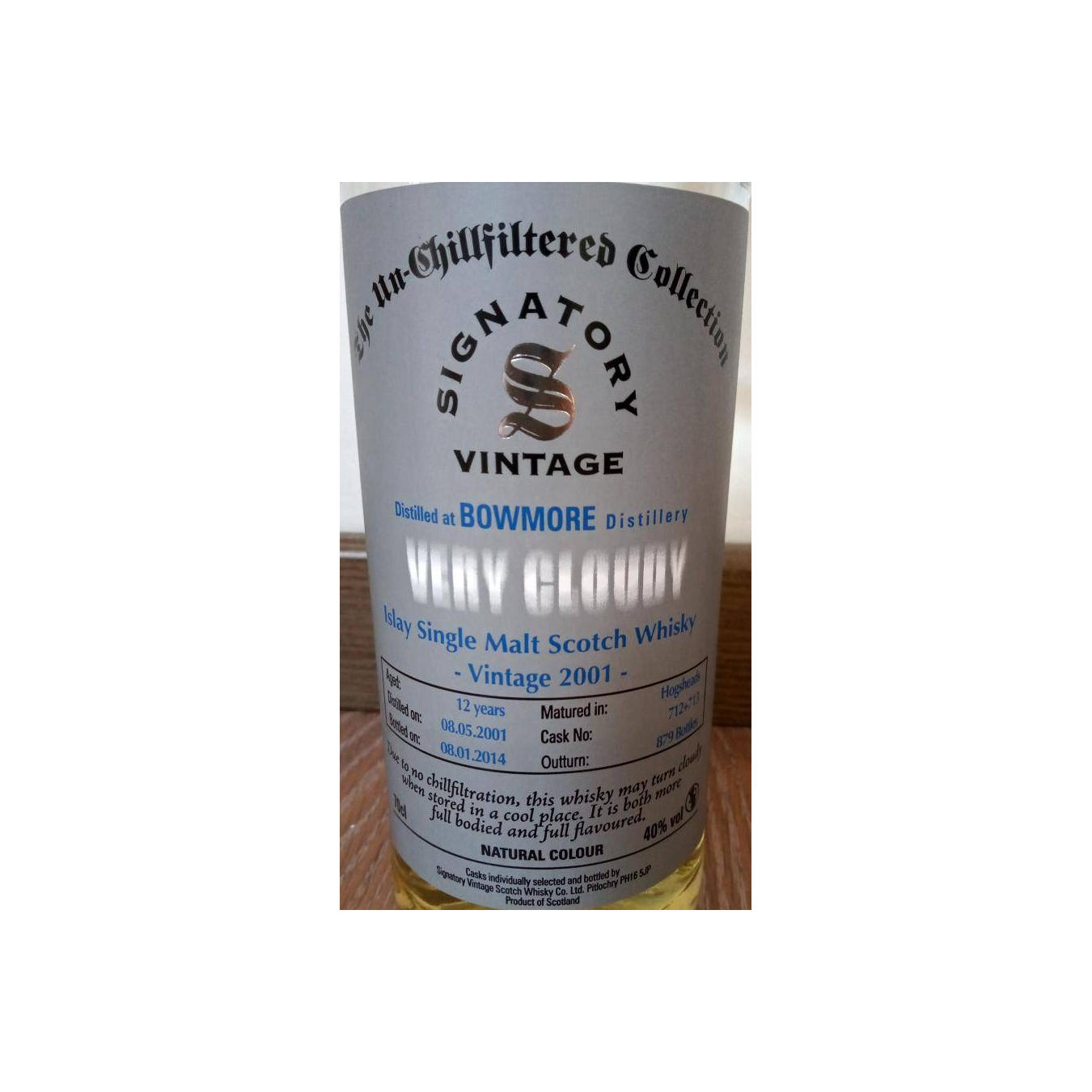 Bowmore 2001 12 Years Single Malt Whisky
