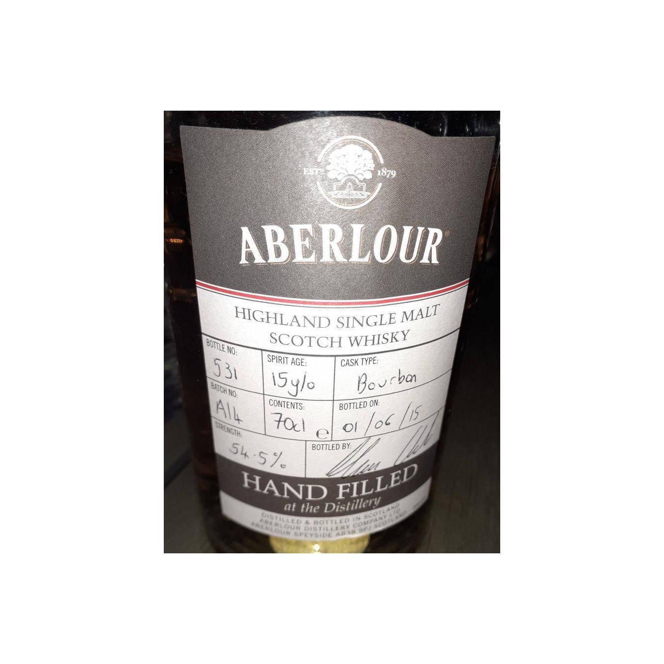 Aberlour 15 Years Single Malt Whisky
