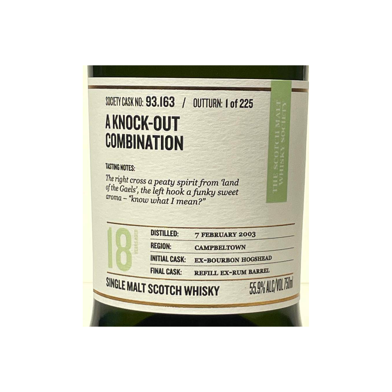 The Scotch Malt Whisky Society 2003 18 Years Single Malt Whisky 2