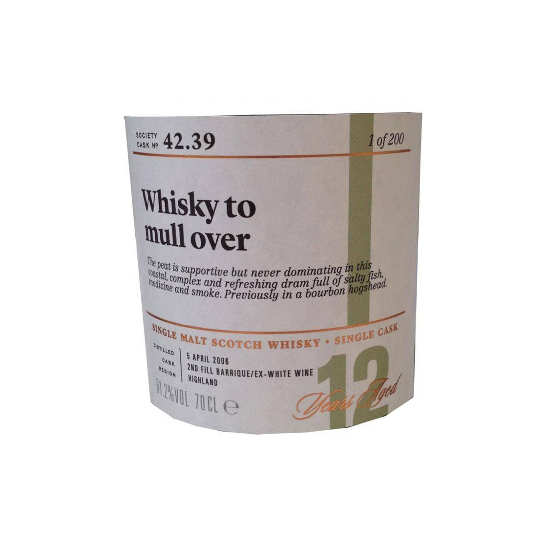The Scotch Malt Whisky Society 2006 12 Years Single Malt Whisky 2