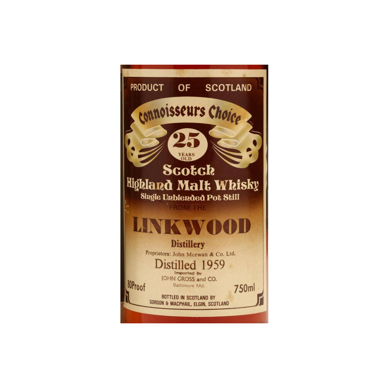 Linkwood Connoisseurs Choice 1959 25 Years Single Malt Whisky 2