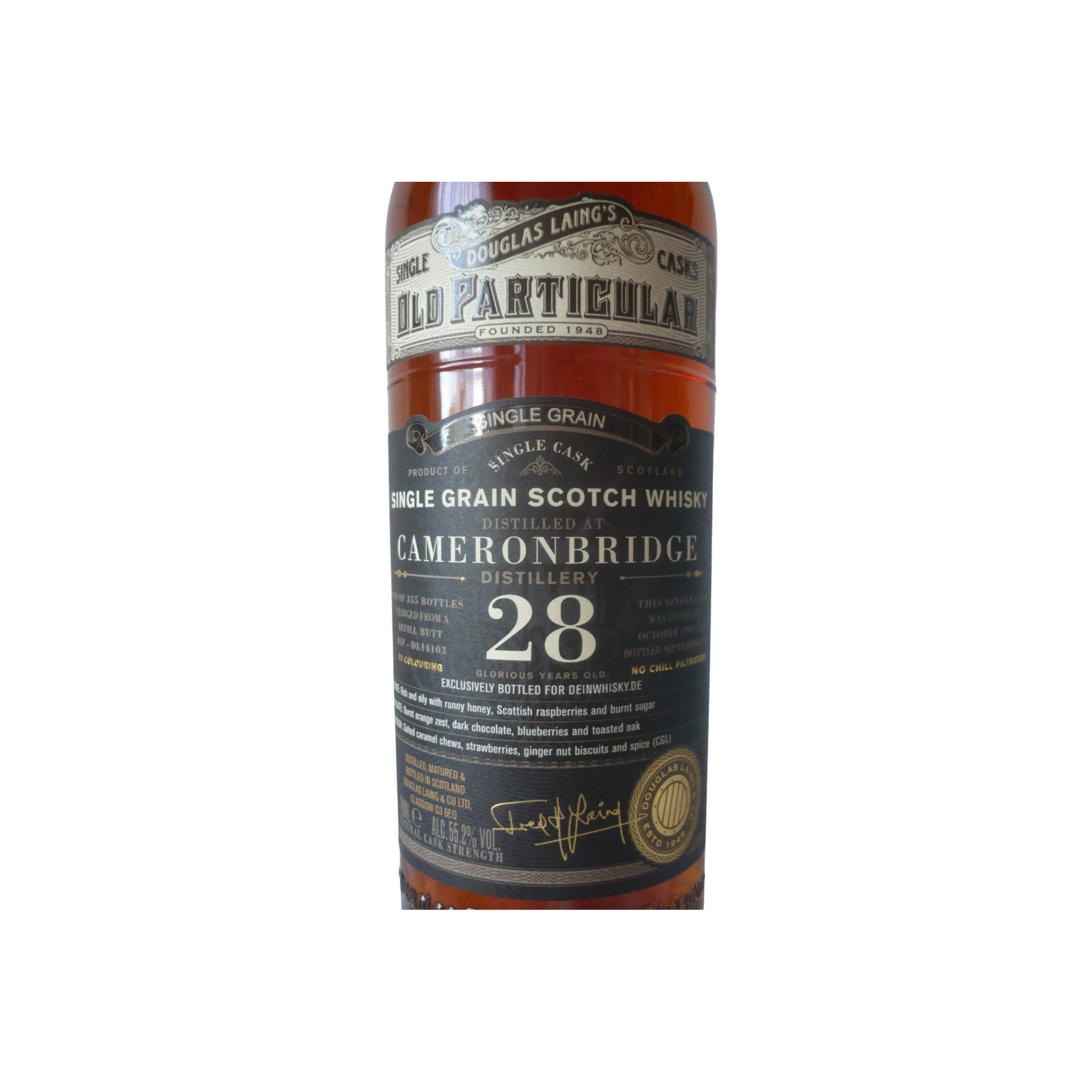 Cameronbridge Old Particular 1991 28 Years Single Grain Whisky 2