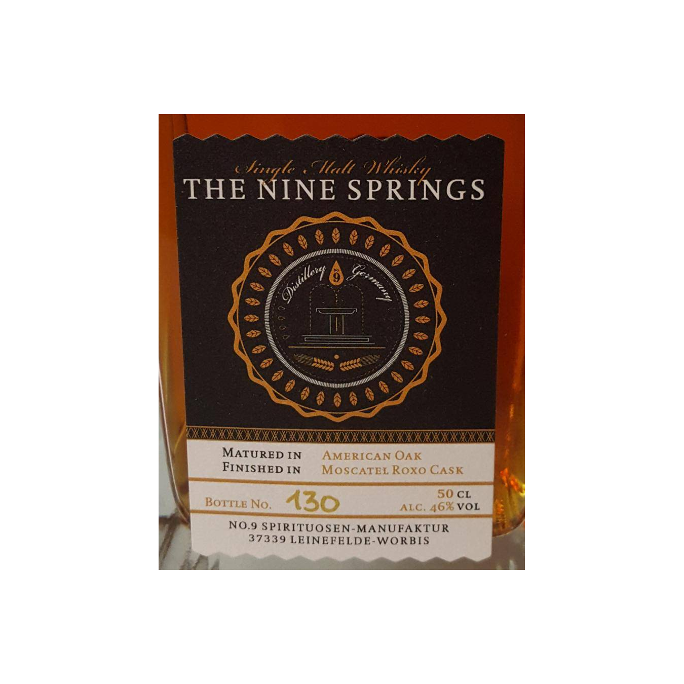 The Nine Springs Sonderabfüllung zum Tag des Deutschen Whiskys 2