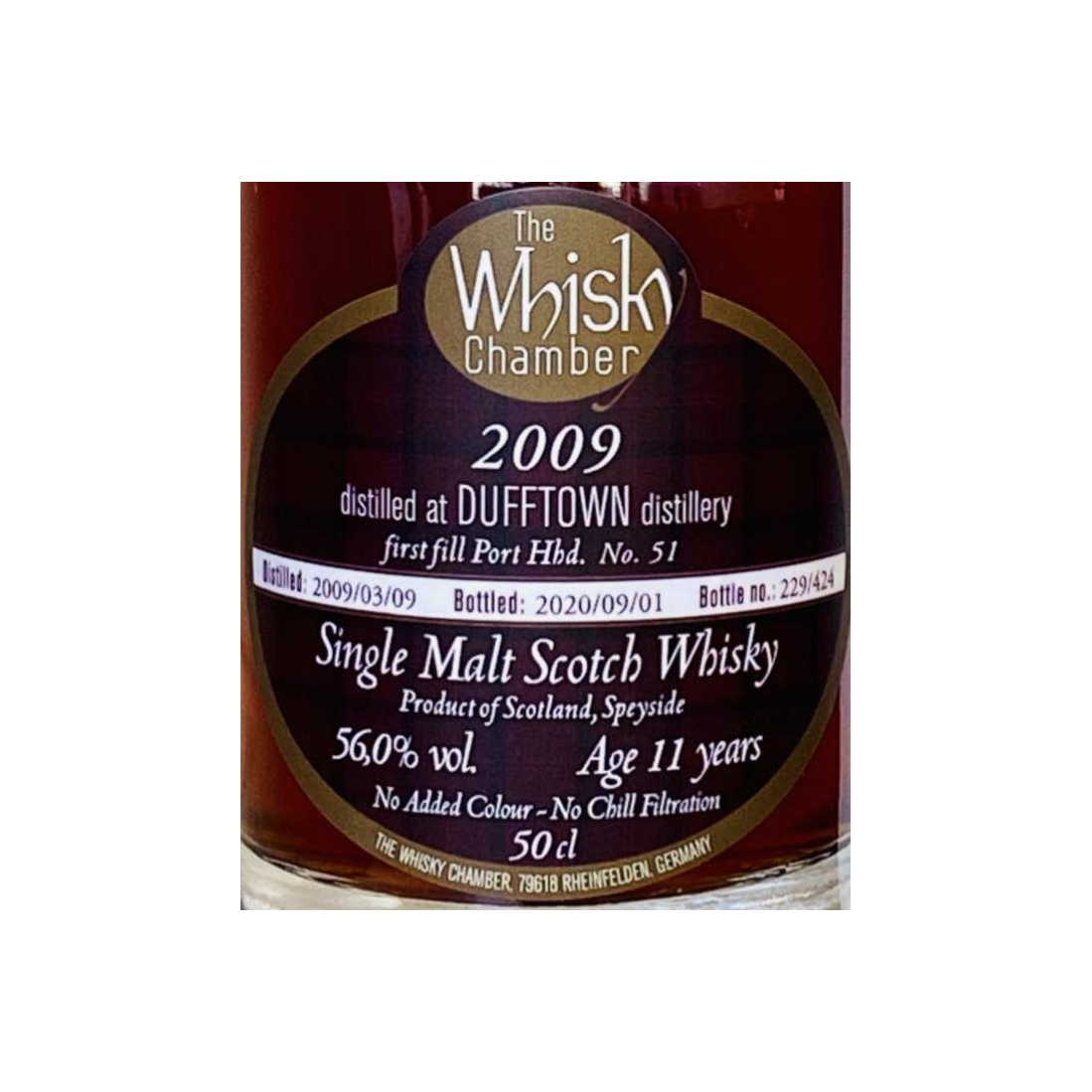 Dufftown 2009 11 Years Single Malt Whisky 2