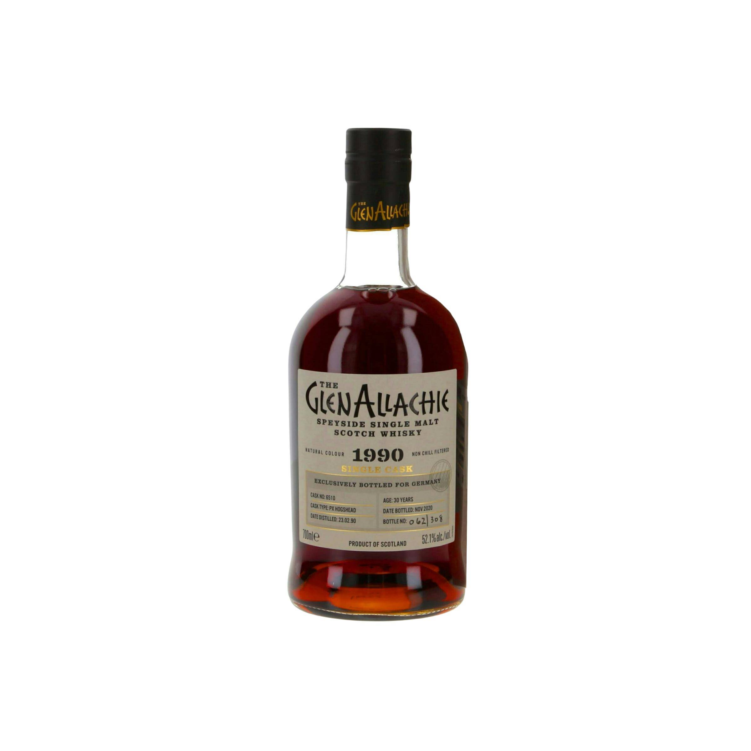 The GlenAllachie Single Cask 1990 30 Years Single Malt Whisky