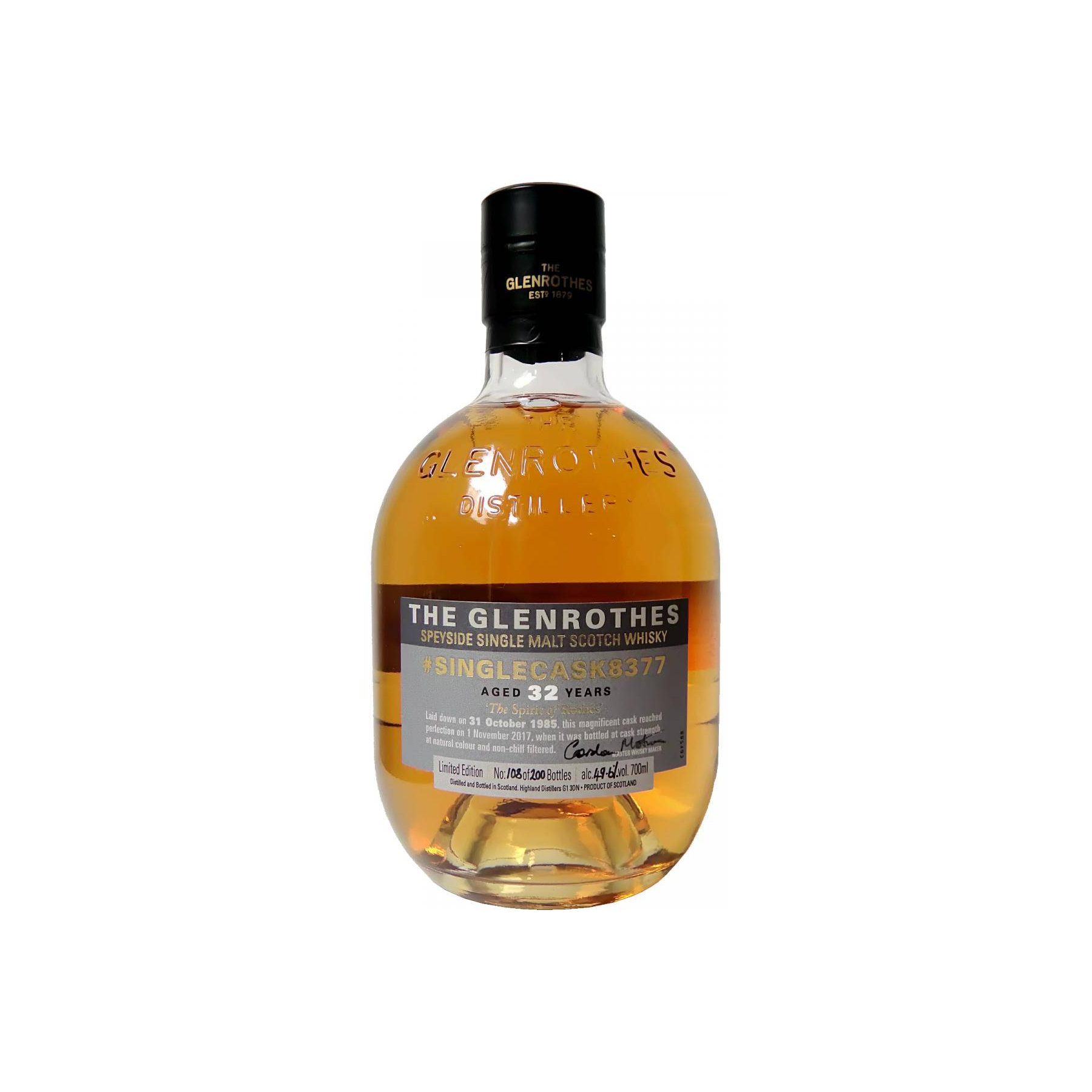The Glenrothes Single Cask 1985 32 Years Single Malt Whisky