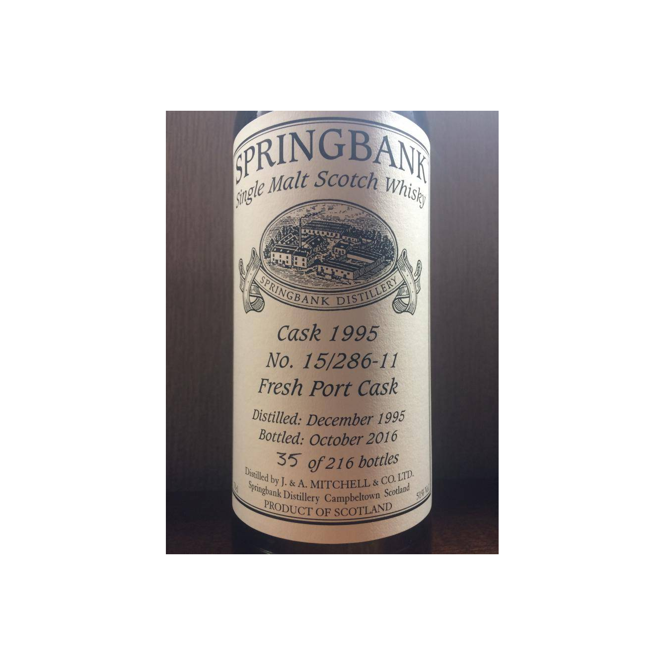 Springbank 1995 20 Years Single Malt Whisky 2