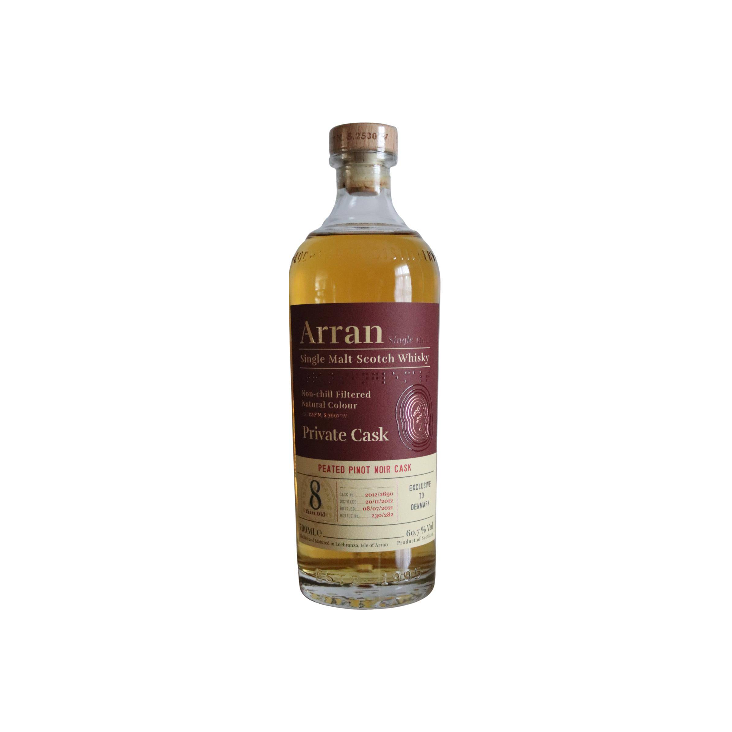Arran Private Cask 2012 8 Years Single Malt Whisky