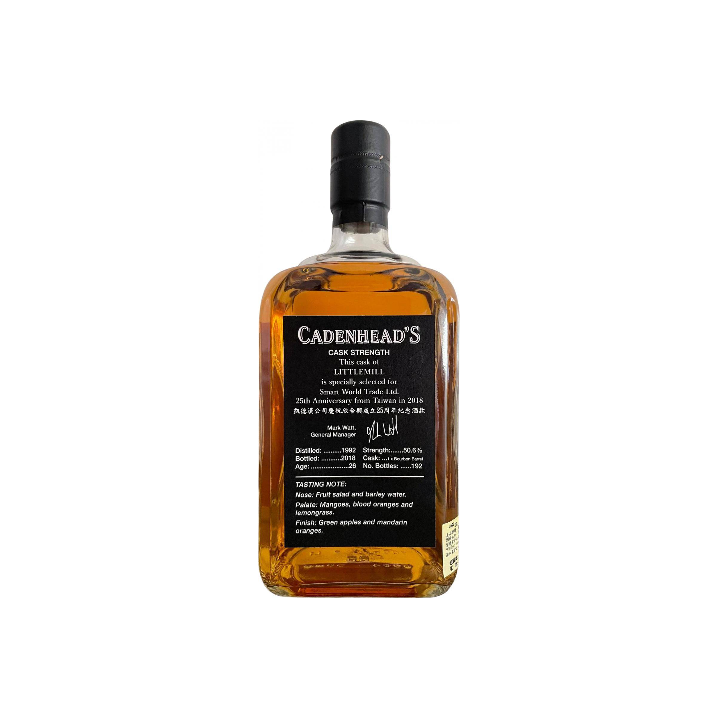 Littlemill Single Cask 1992 26 Years Single Malt Whisky 2