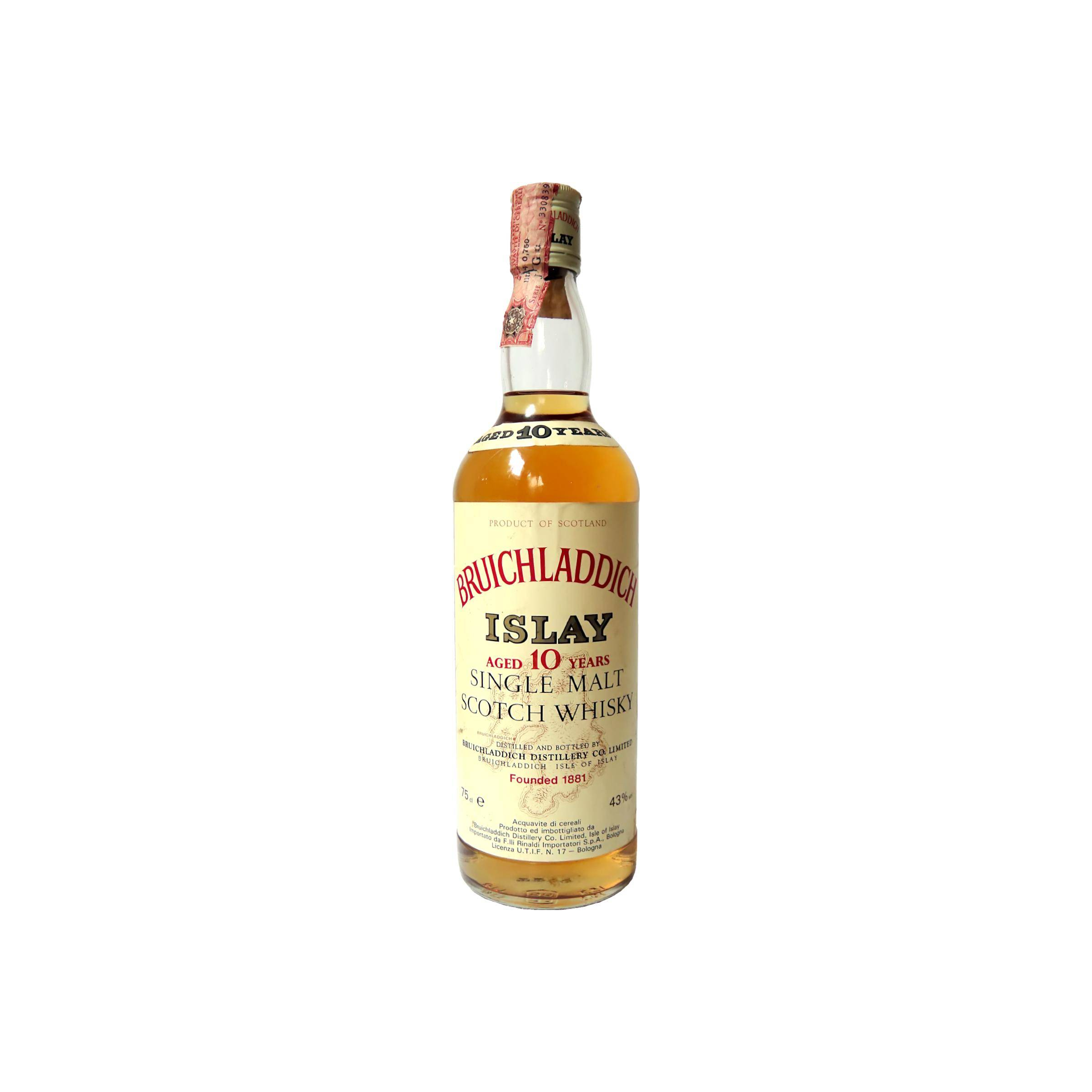 Bruichladdich 10 Years Single Malt Whisky