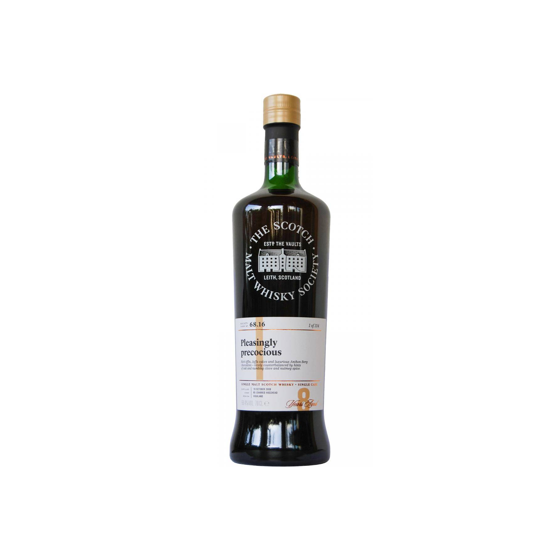 The Scotch Malt Whisky Society 2009 8 Years Single Malt Whisky