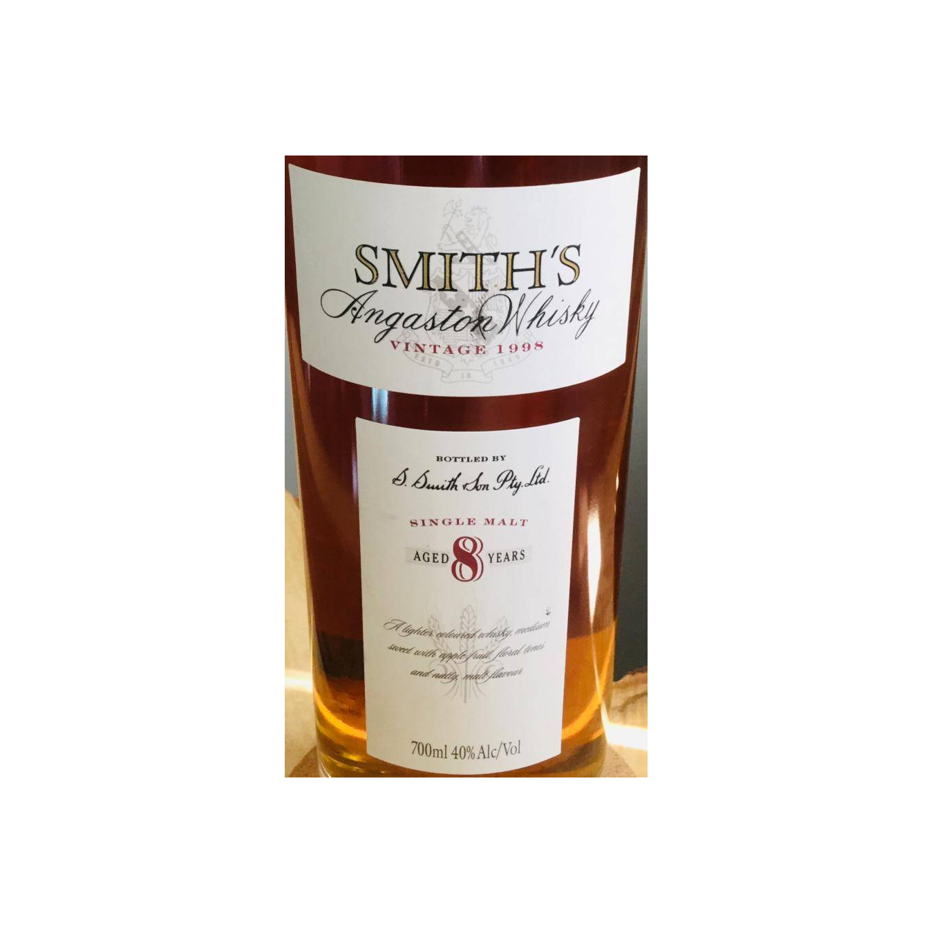 Smith's Angaston Whisky 1998