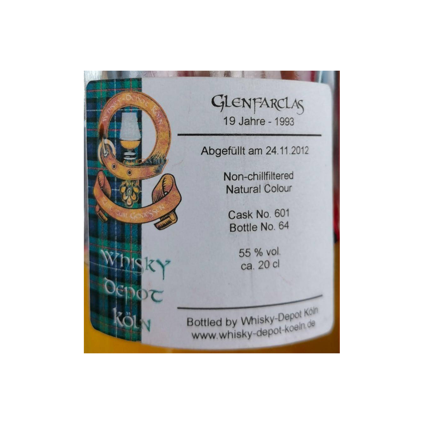 Glenfarclas 1993 19 Years Single Malt Whisky