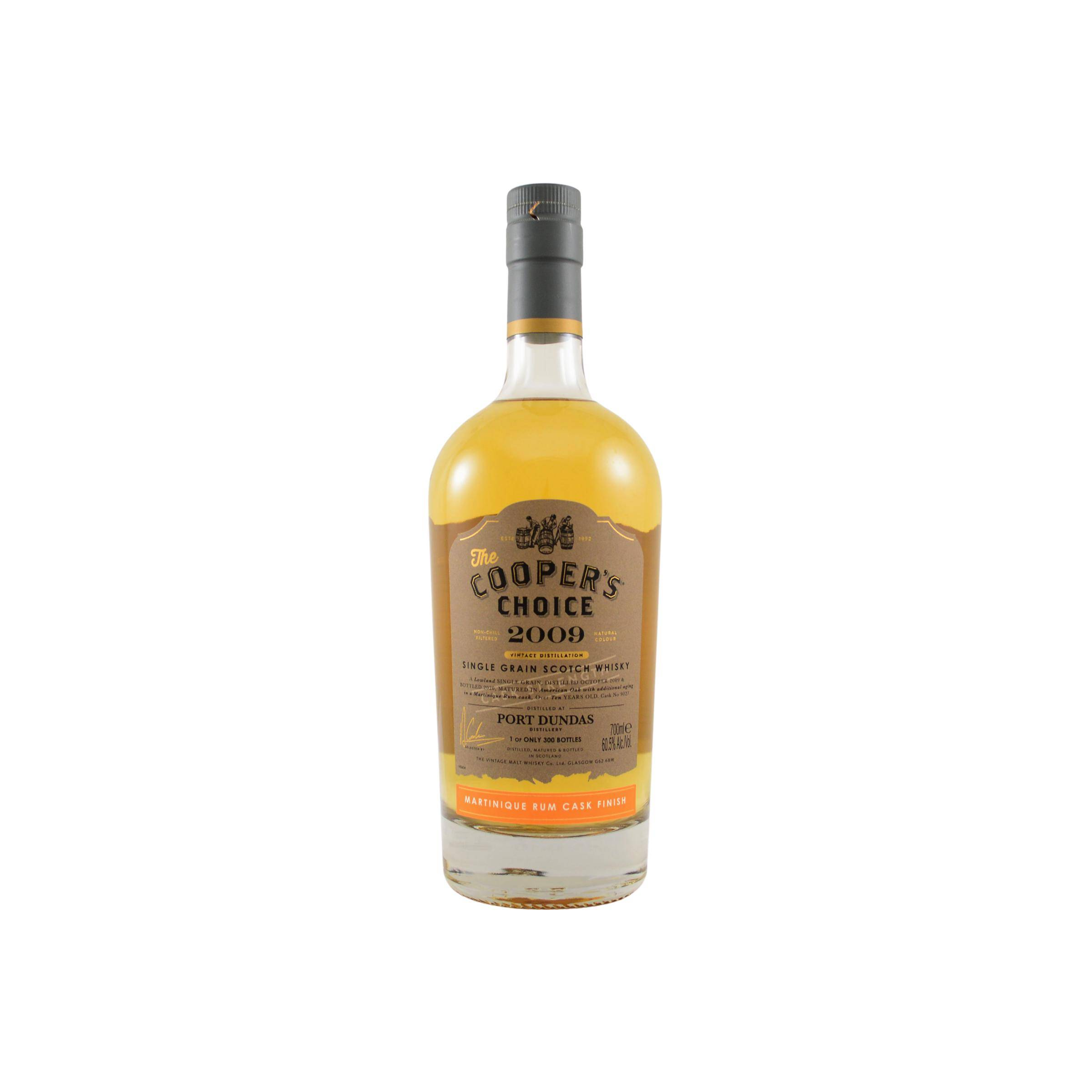 Port Dundas The Cooper's Choice 2009 10 Years Single Grain Whisky