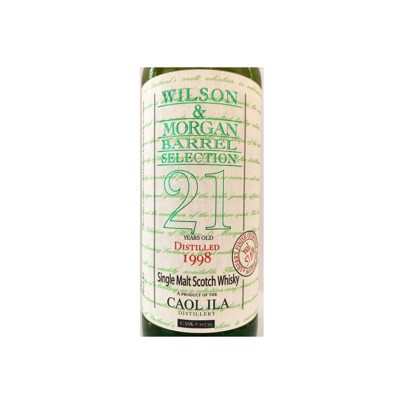 Caol Ila Barrel Selection 1998 21 Years Single Malt Whisky 2