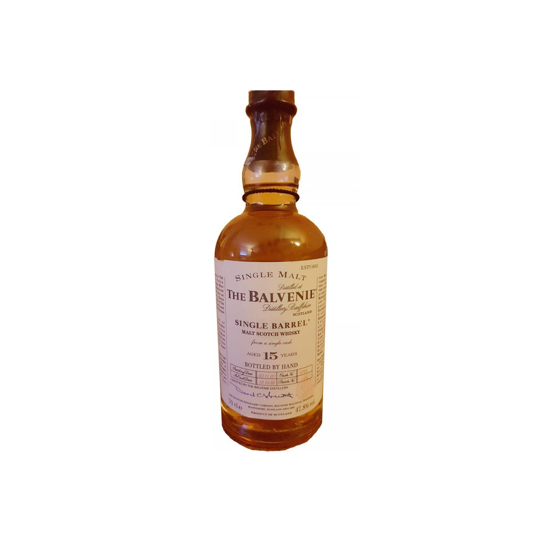 The Balvenie Single Cask 1988 15 Years Single Malt Whisky