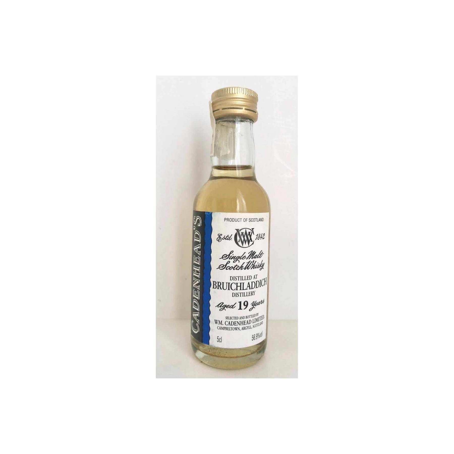 Bruichladdich Miniature 1991 19 Years Single Malt Whisky 2