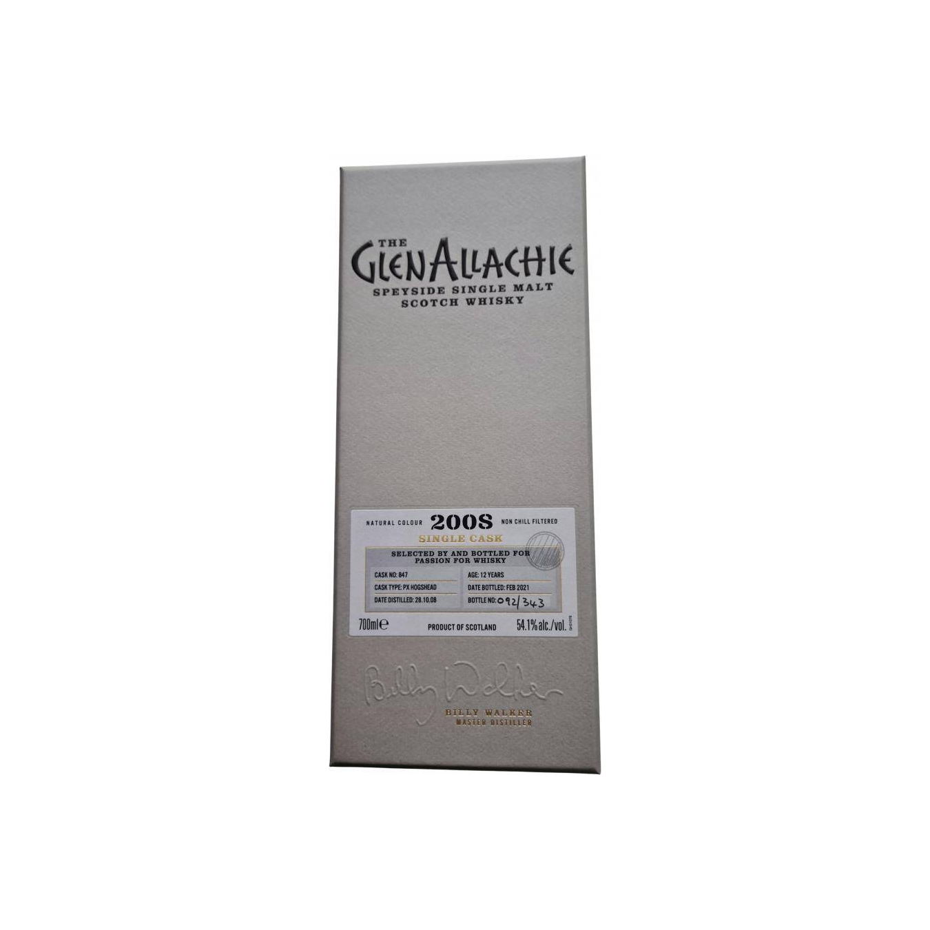 The GlenAllachie Single Cask 2008 12 Years Single Malt Whisky 3