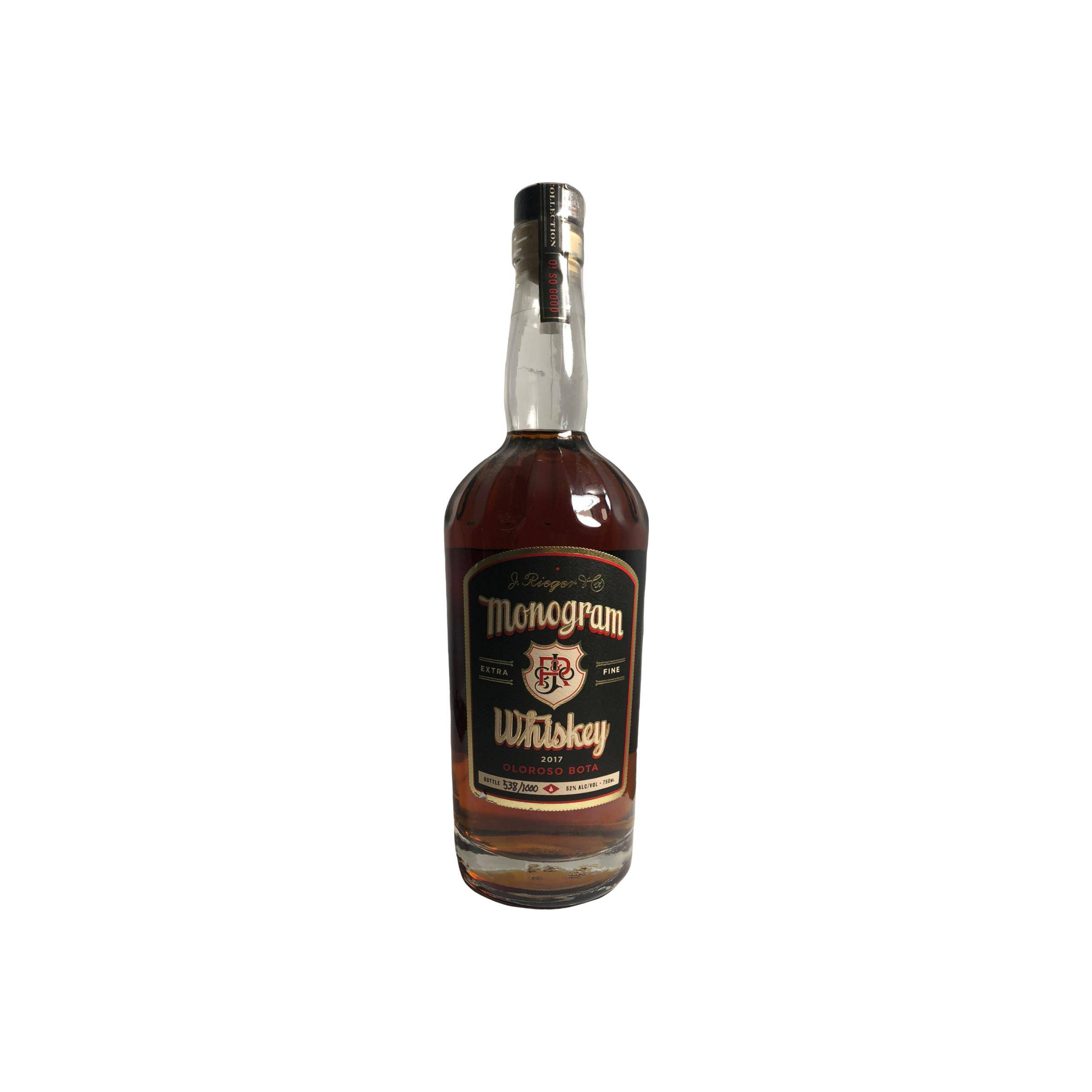 Rieger's Monogram Whiskey
