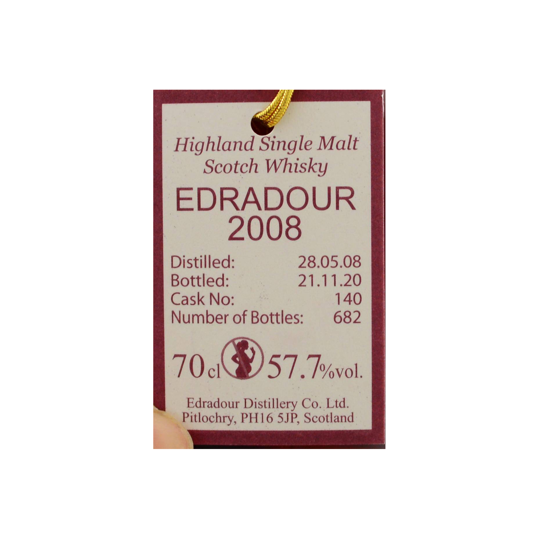 Edradour 2008 12 Years Single Malt Whisky 3