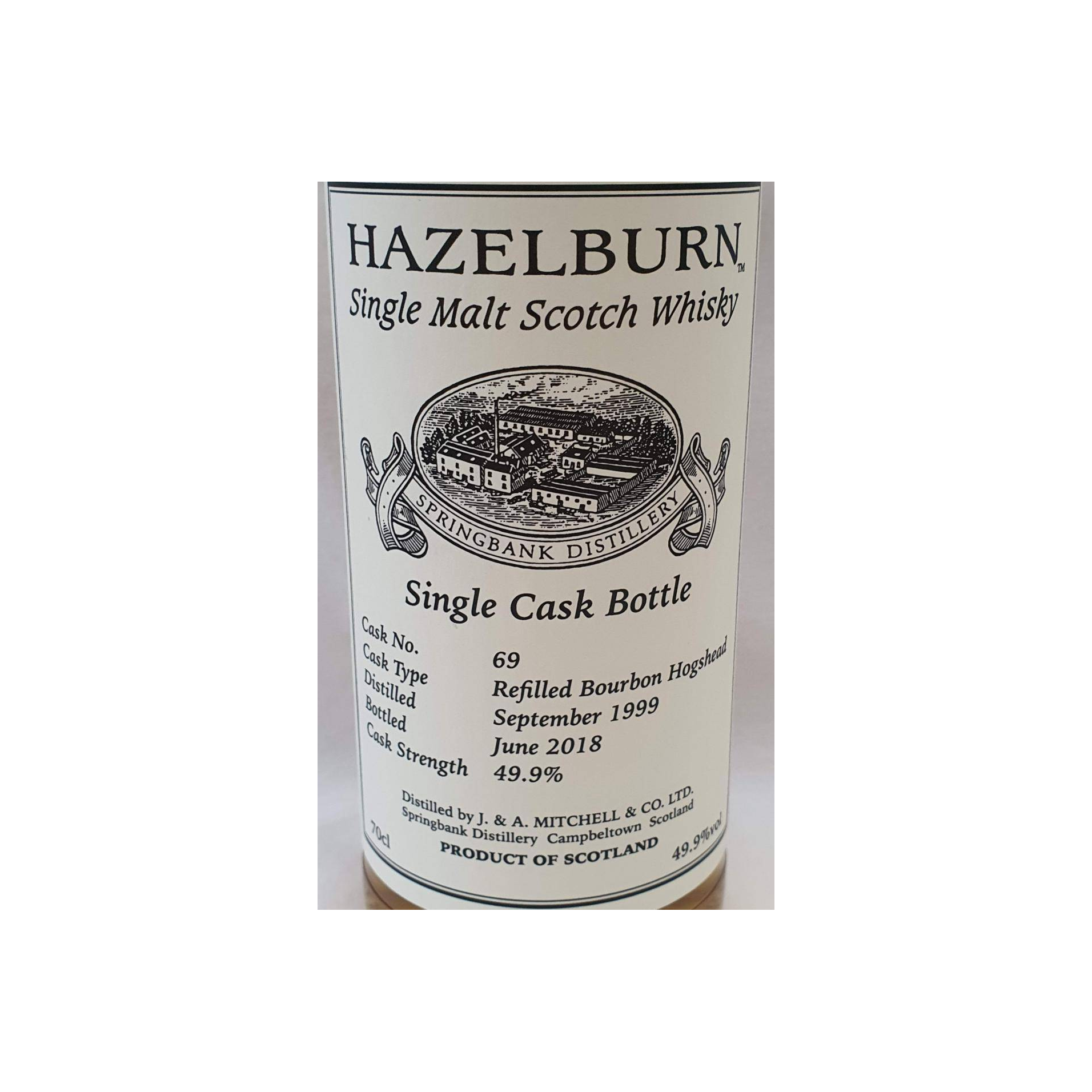 Hazelburn Private Bottling 1999 18 Years Single Malt Whisky 2