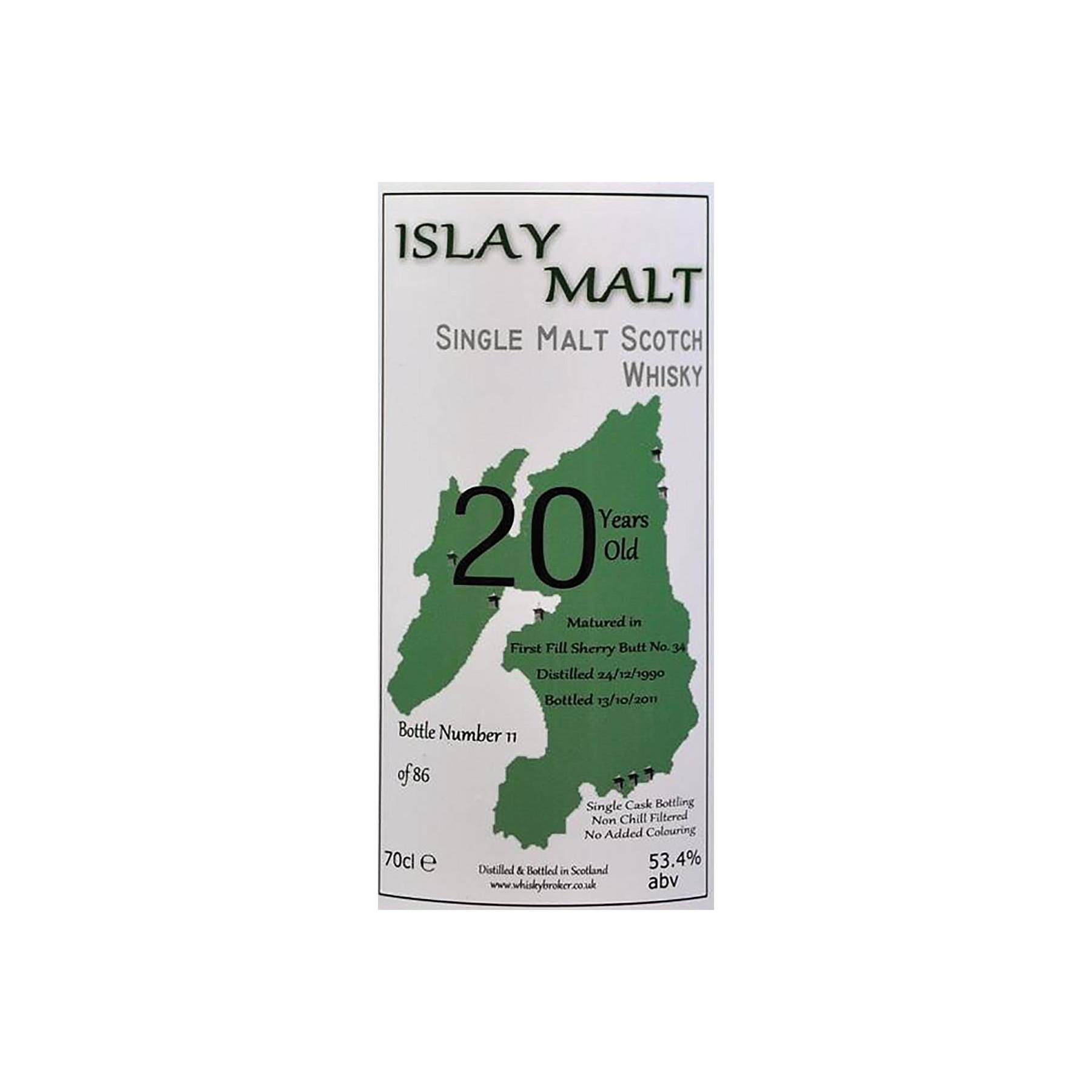 Islay Malt 1990 WhB 2
