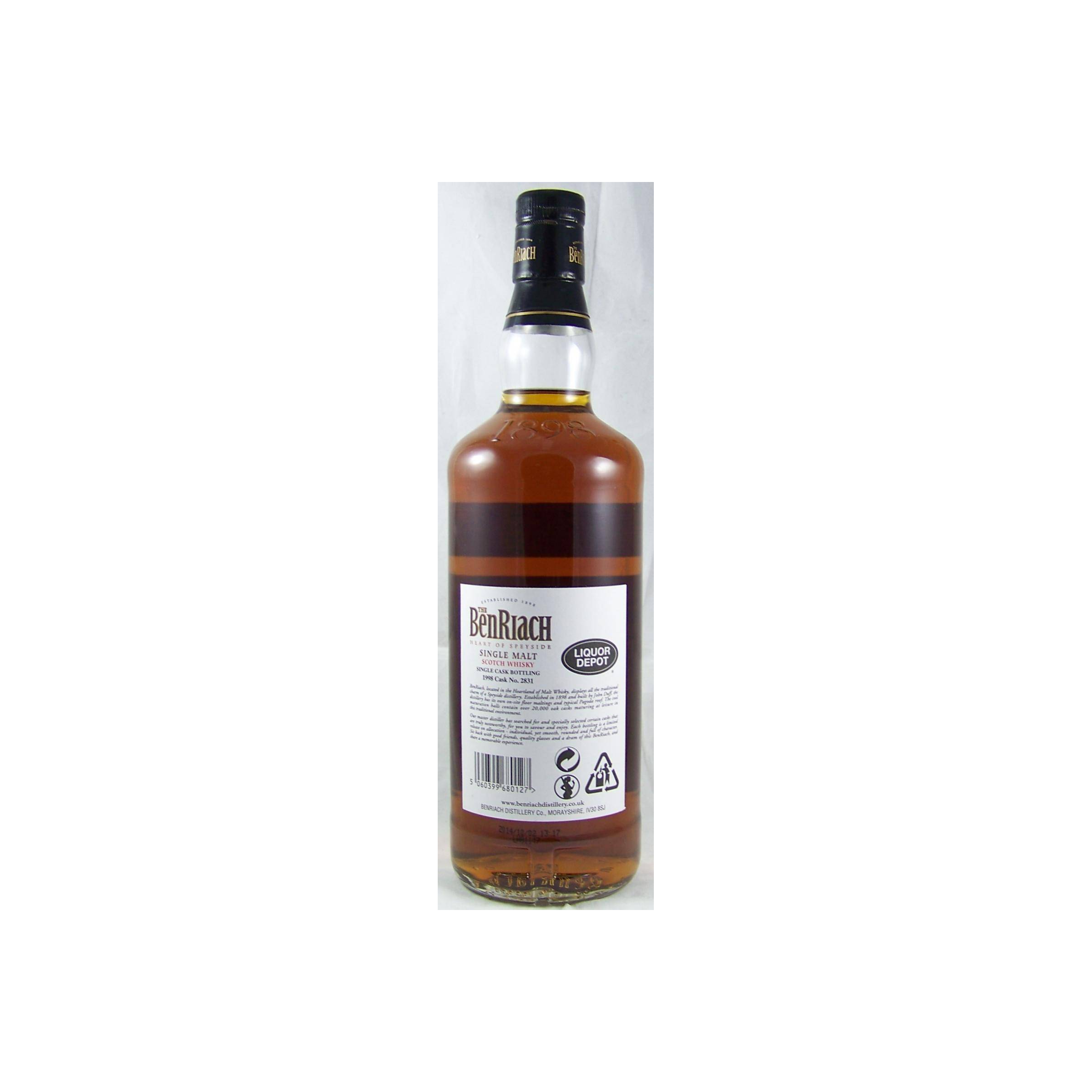 BenRiach Individual Cask Bottling 1998 16 Years Single Malt Whisky 2