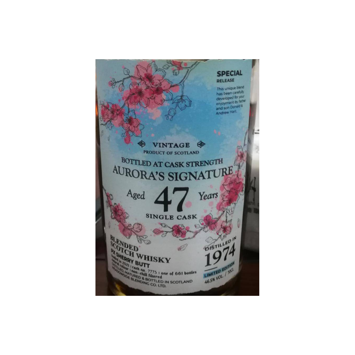 Meadowside Blending 1974 47 Years Blended Whisky