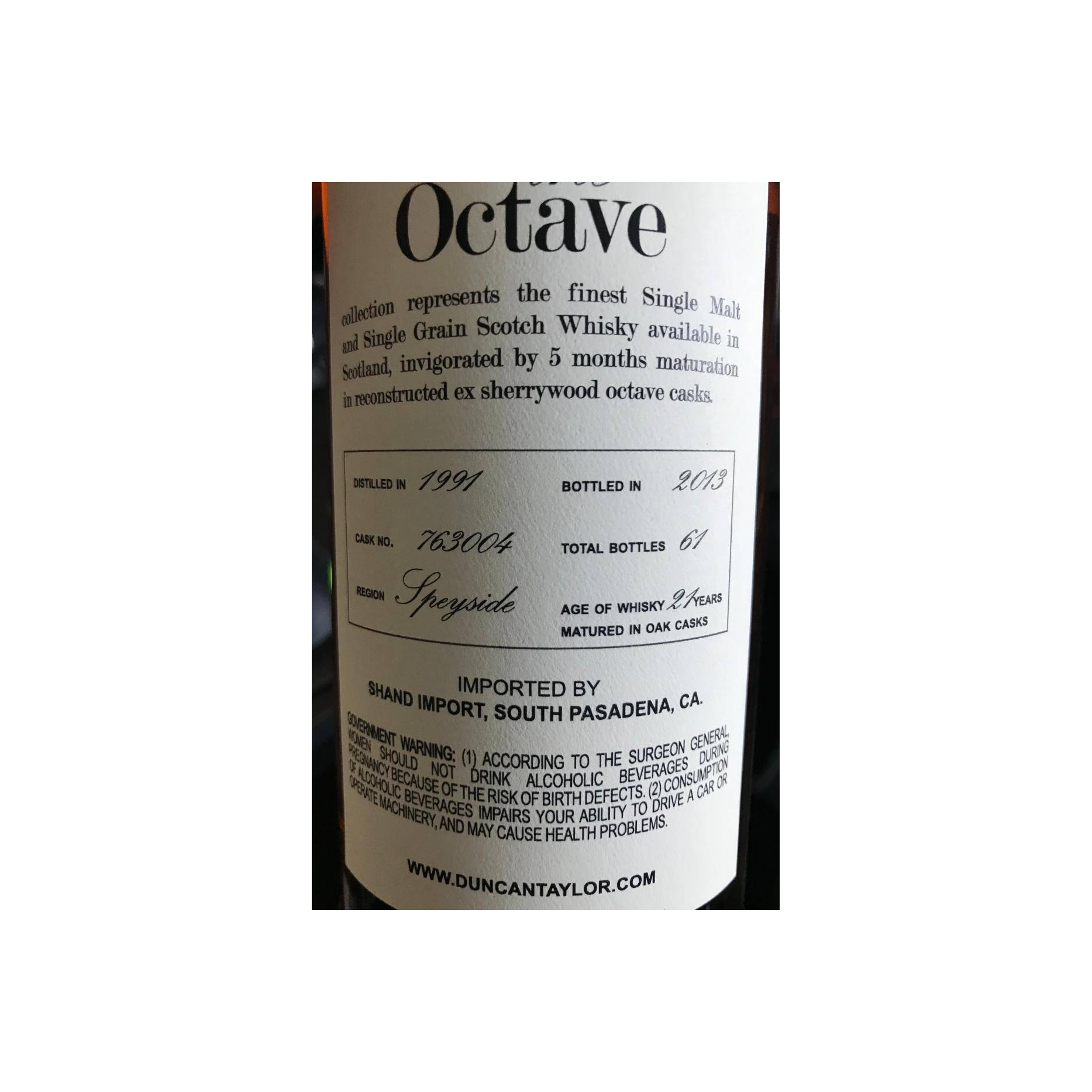 Linkwood The Octave 1991 21 Years Single Malt Whisky 2