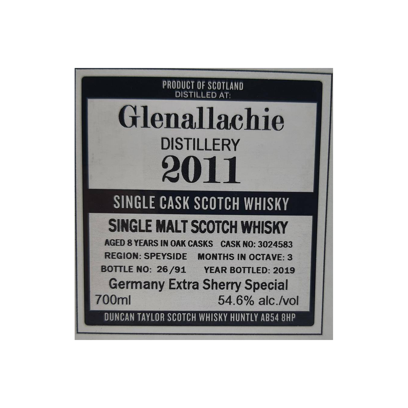 The GlenAllachie 2011 8 Years Single Malt Whisky 2