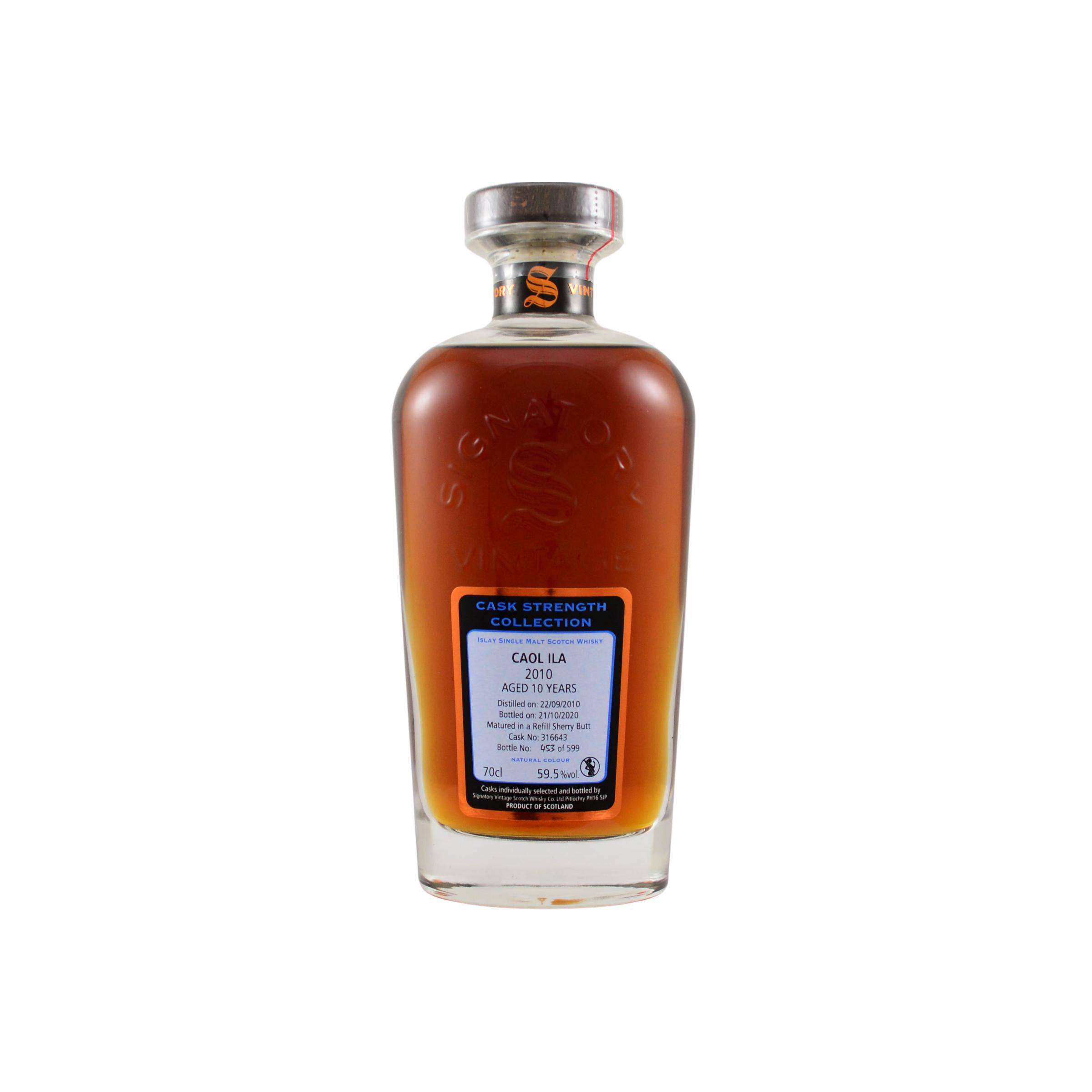Caol Ila Cask Strength Collection 2010 10 Years Single Malt Whisky