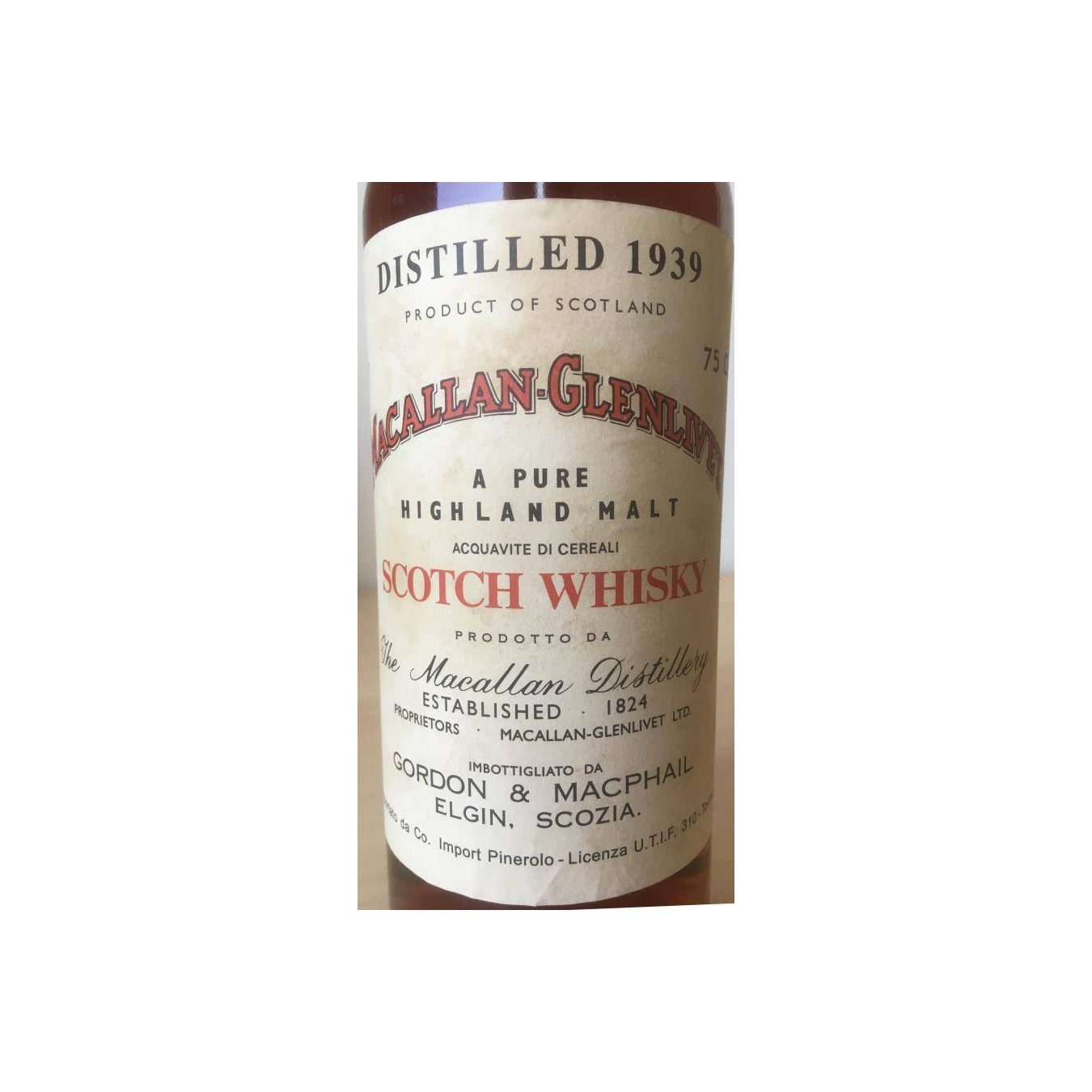 The Macallan 1939 35 Years Single Malt Whisky 2