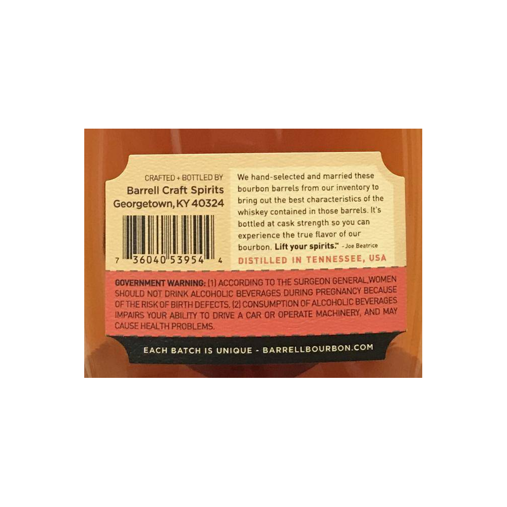 Barrell 10 Years Bourbon Whisky 2
