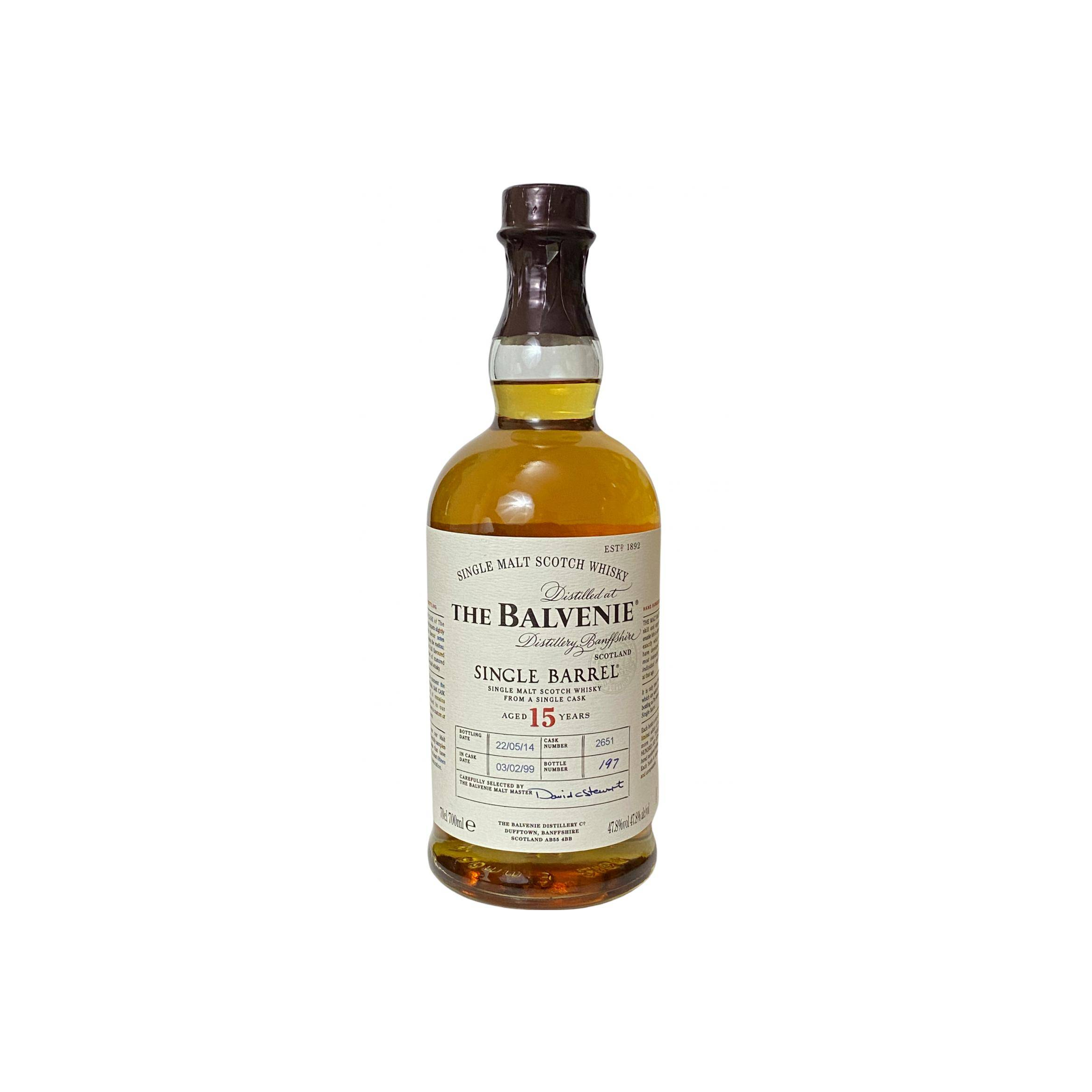 The Balvenie Single Cask 1999 15 Years Single Malt Whisky