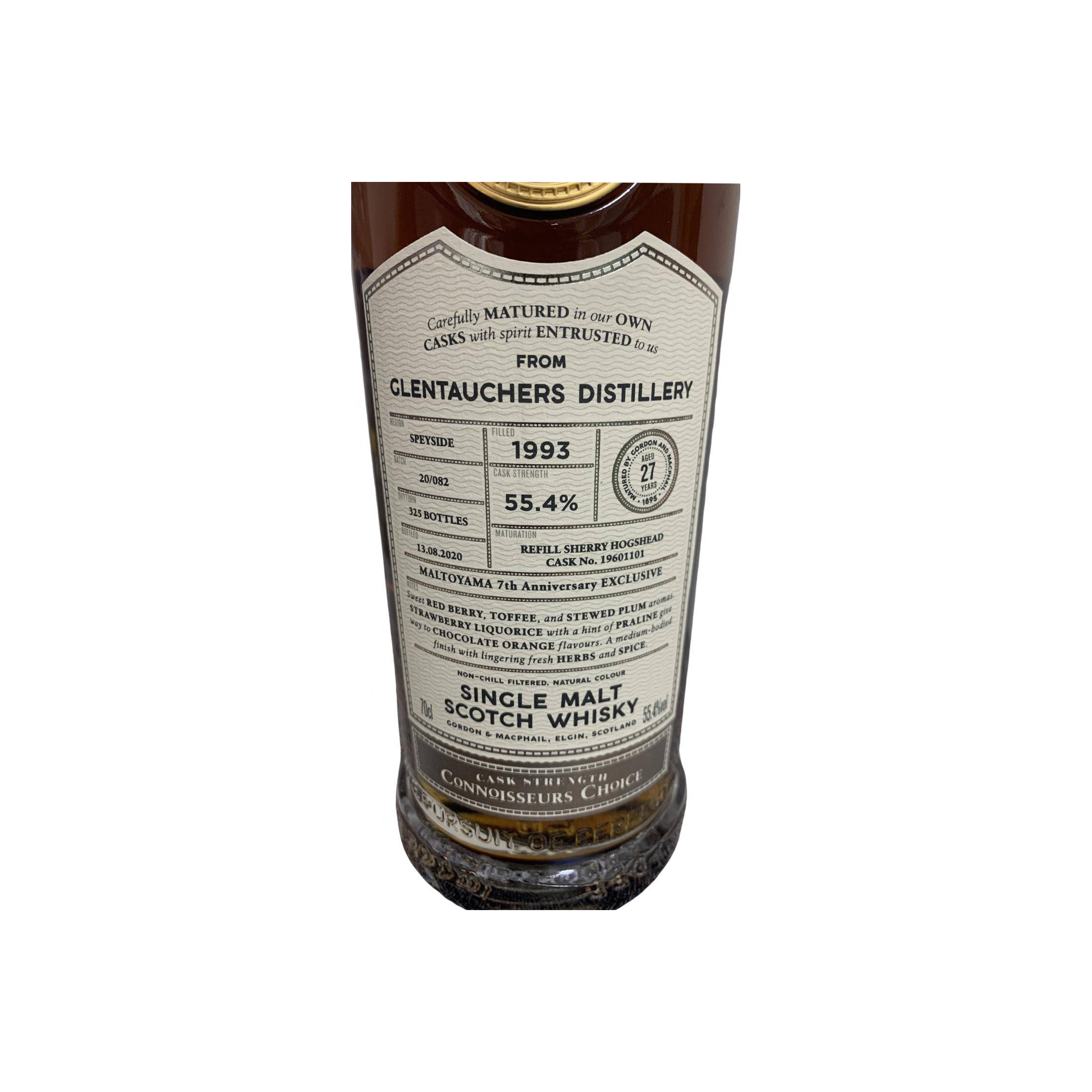 Glentauchers Connoisseurs Choice - Cask Strength 1993 27 Years Single Malt Whisky 3