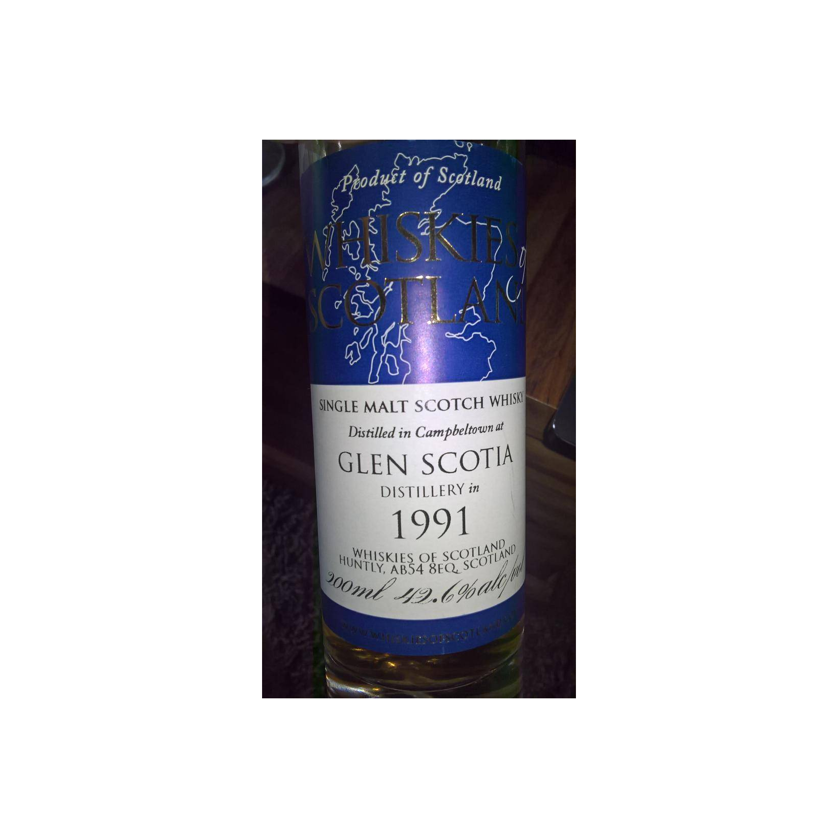Glen Scotia 1991 Single Malt Whisky