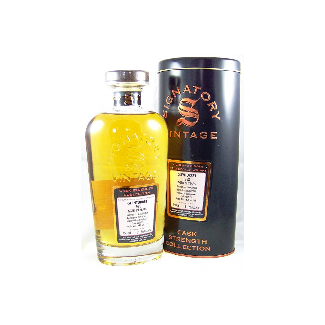 The Glenturret Cask Strength Collection 1988 29 Years Single Malt Whisky 3