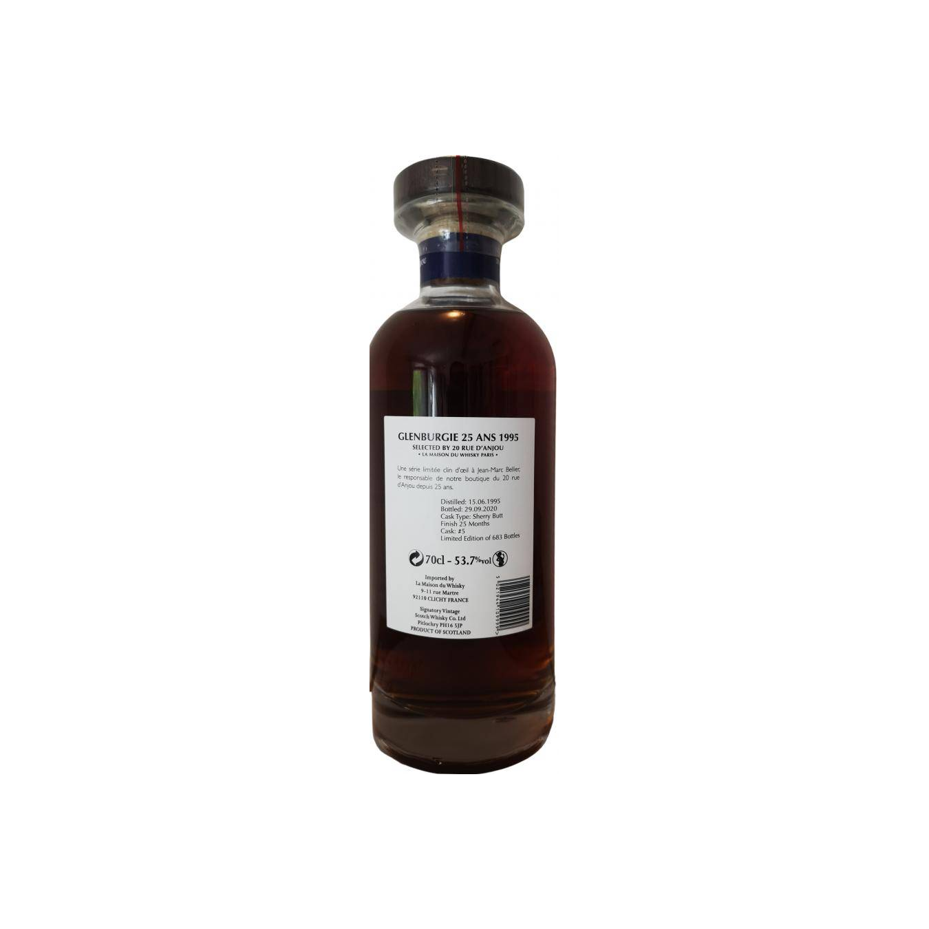 Glenburgie 1995 25 Years Single Malt Whisky 2