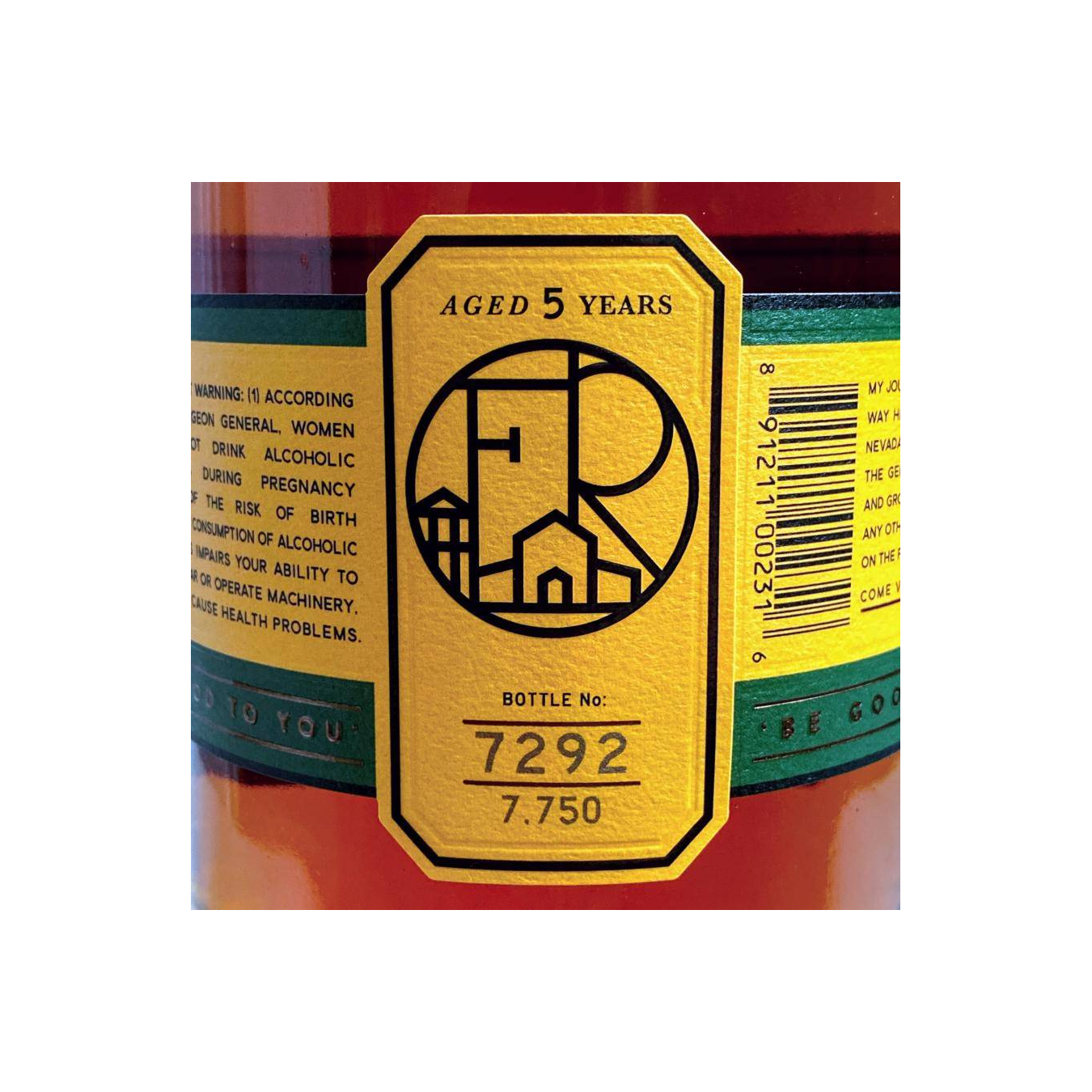 Frey ranch 2016 5 Years Rye Whisky 2