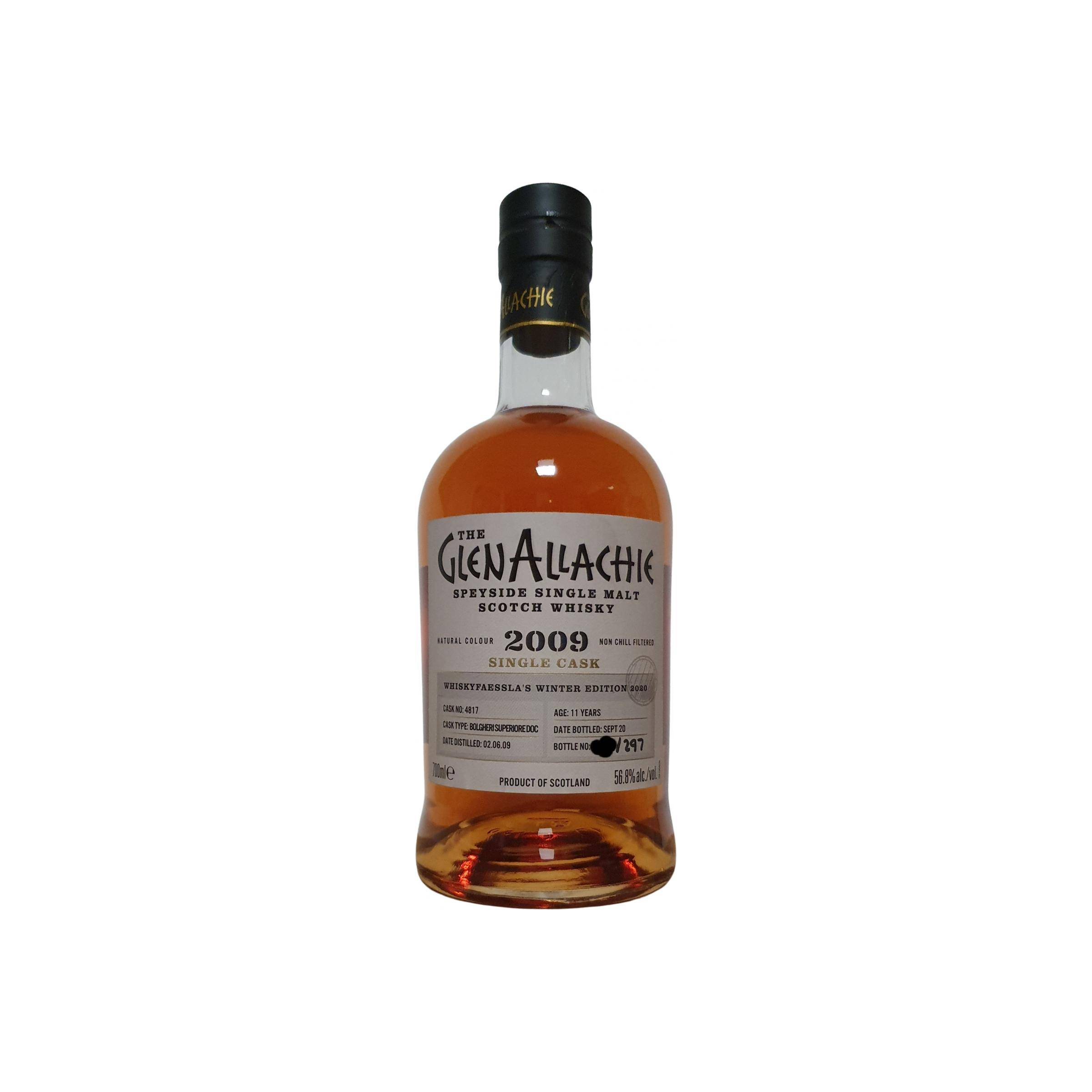 The GlenAllachie Single Cask 2009 11 Years Single Malt Whisky