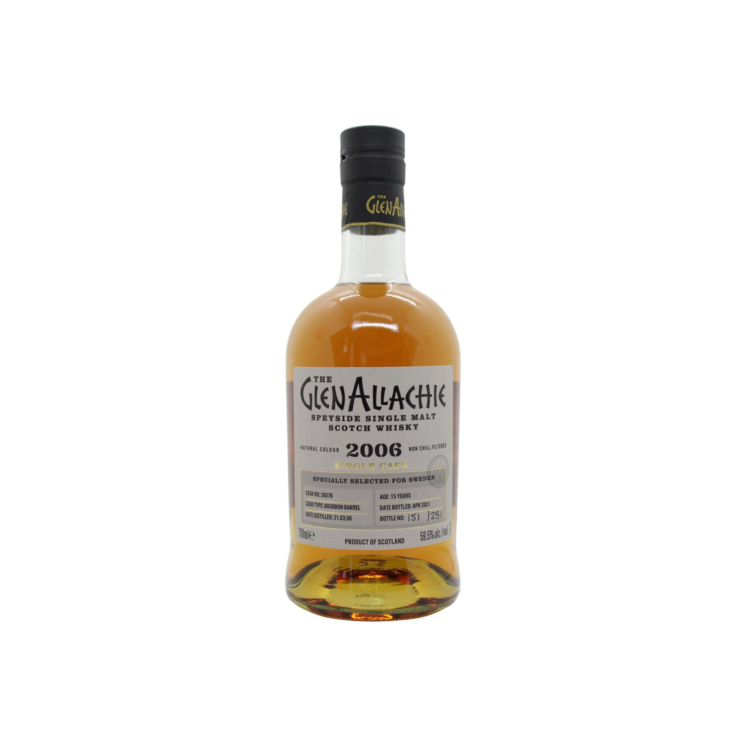 The GlenAllachie Single Cask 2006 15 Years Single Malt Whisky