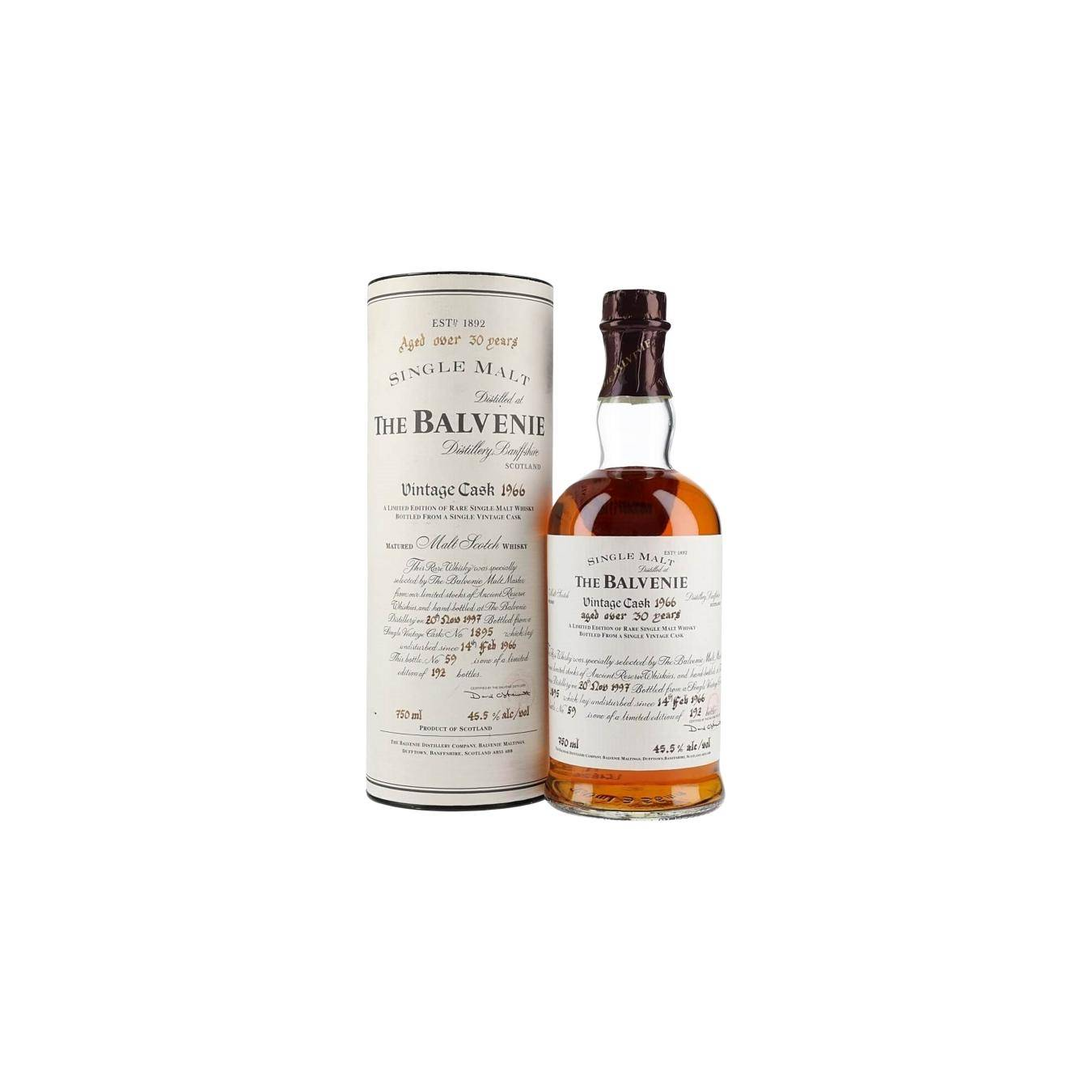 The Balvenie 1966 31 Years Single Malt Whisky