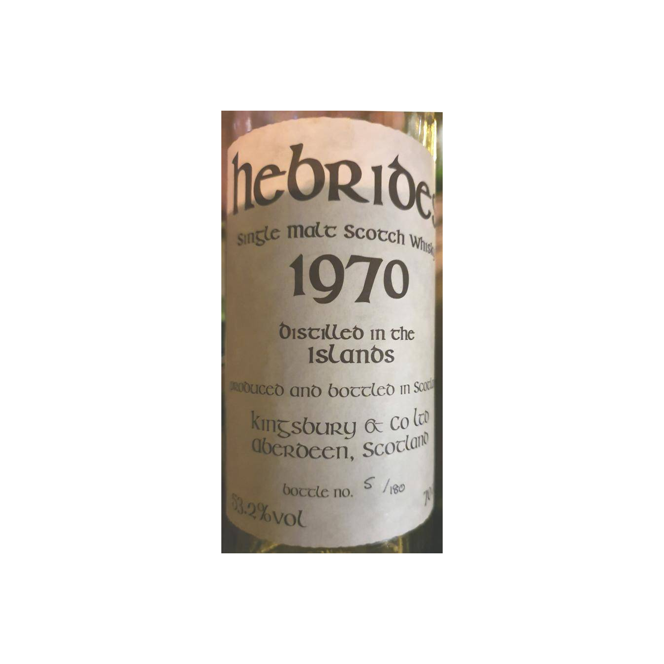 Kingsbury 1970 30 Years Single Malt Whisky 3