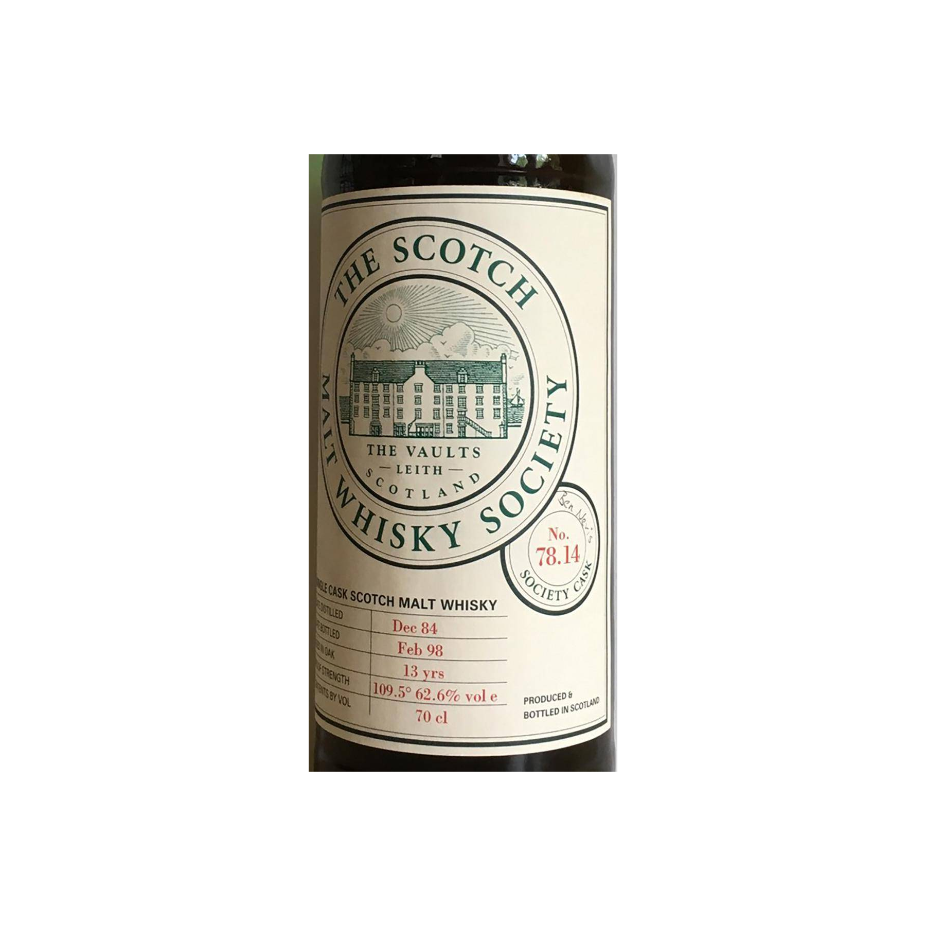 The Scotch Malt Whisky Society 1984 13 Years Single Malt Whisky 2
