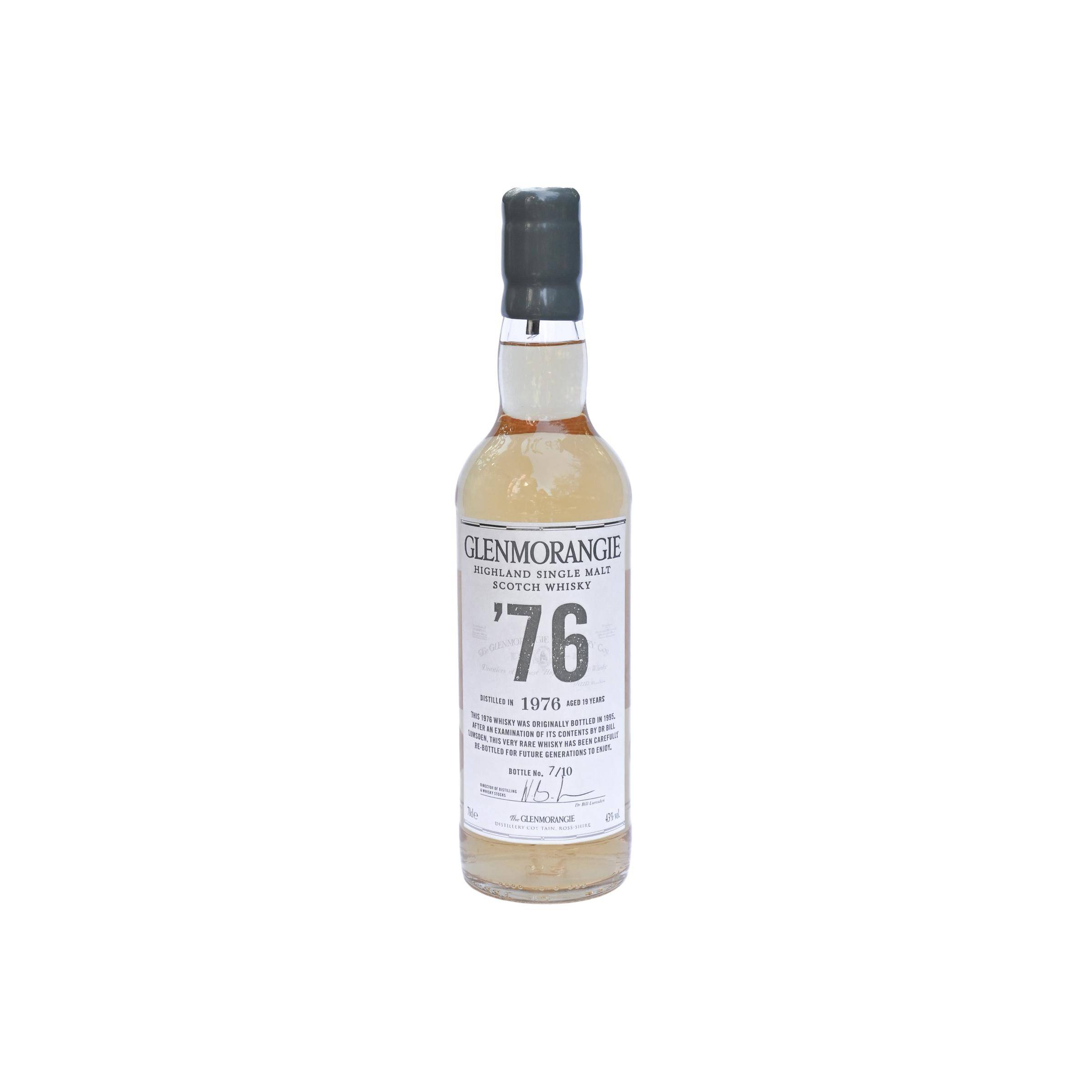 Glenmorangie 1976 19 Years Single Malt Whisky