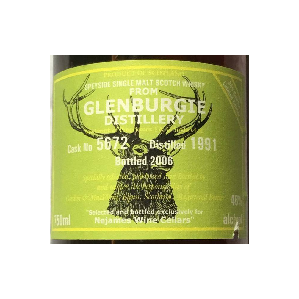 Glenburgie 1991 15 Years Single Malt Whisky