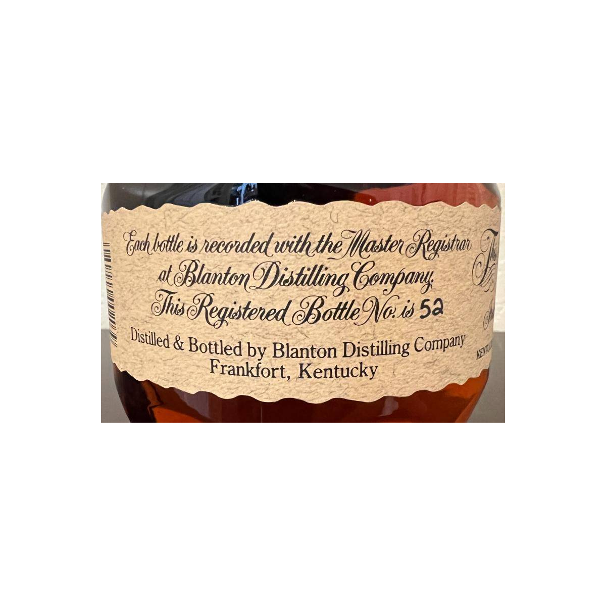 Blanton's Single Barrel Bourbon Whiskey Bourbon Whisky 3