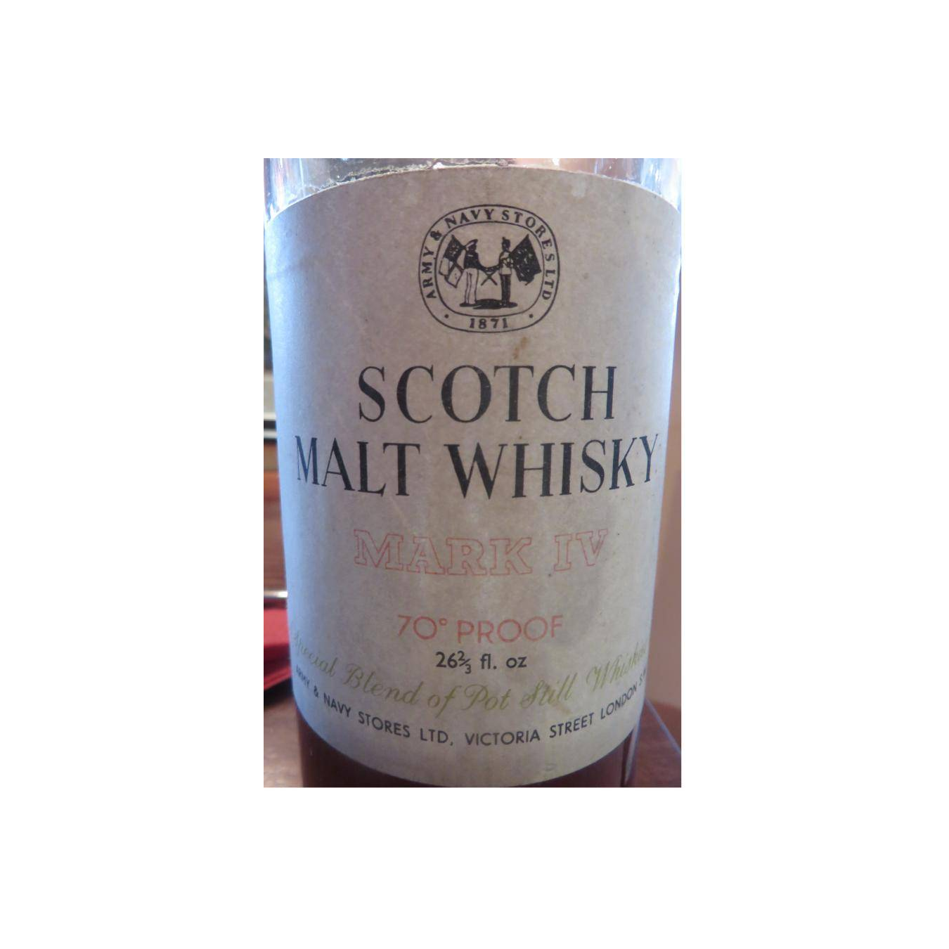 Scotch Malt Whisky Mark IV