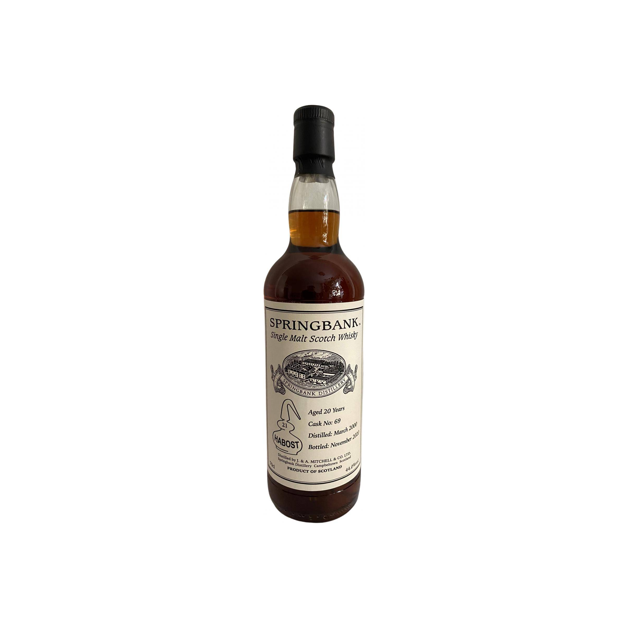 Springbank Private Bottling 2000 20 Years Single Malt Whisky