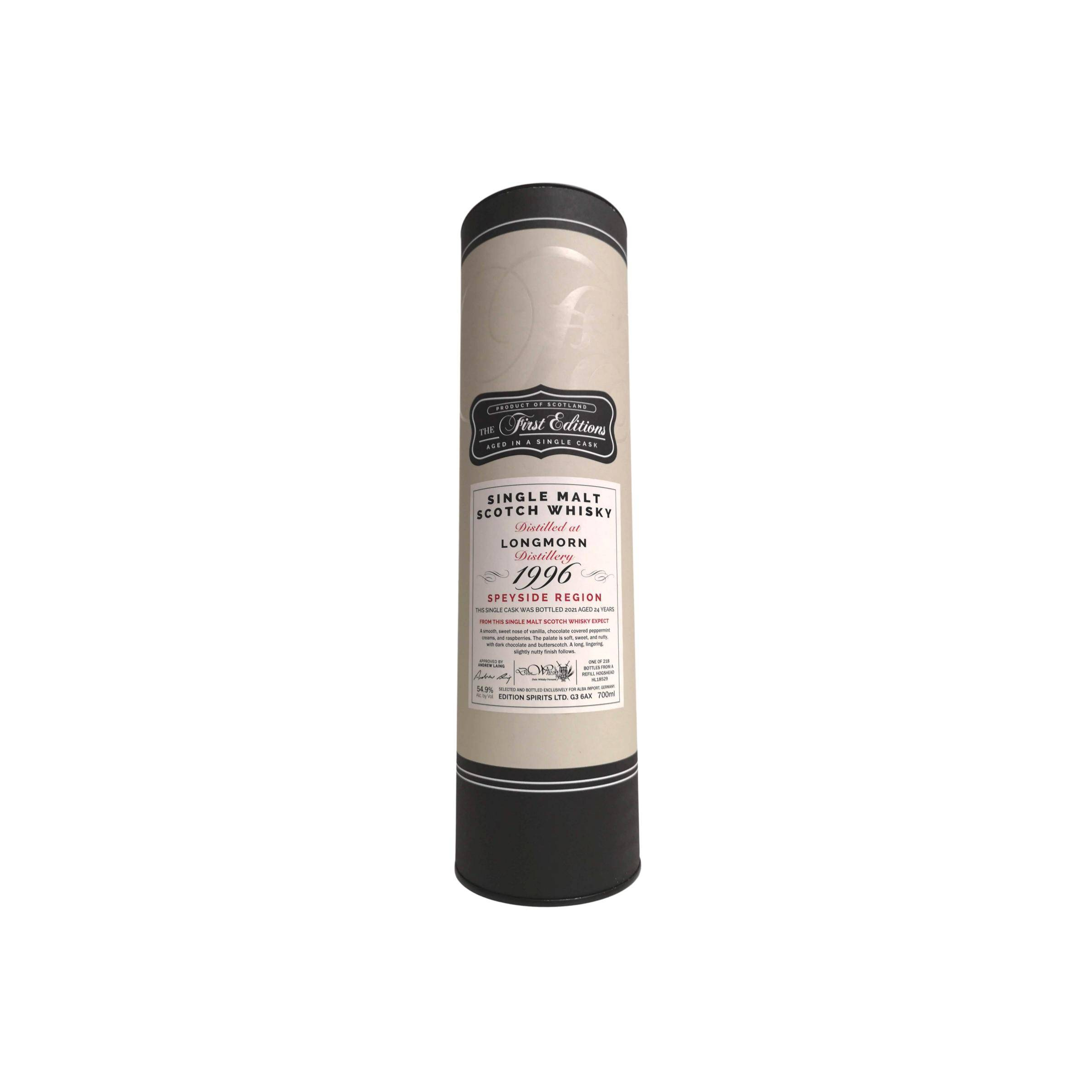Longmorn The First Editions 1996 24 Years Single Malt Whisky 2